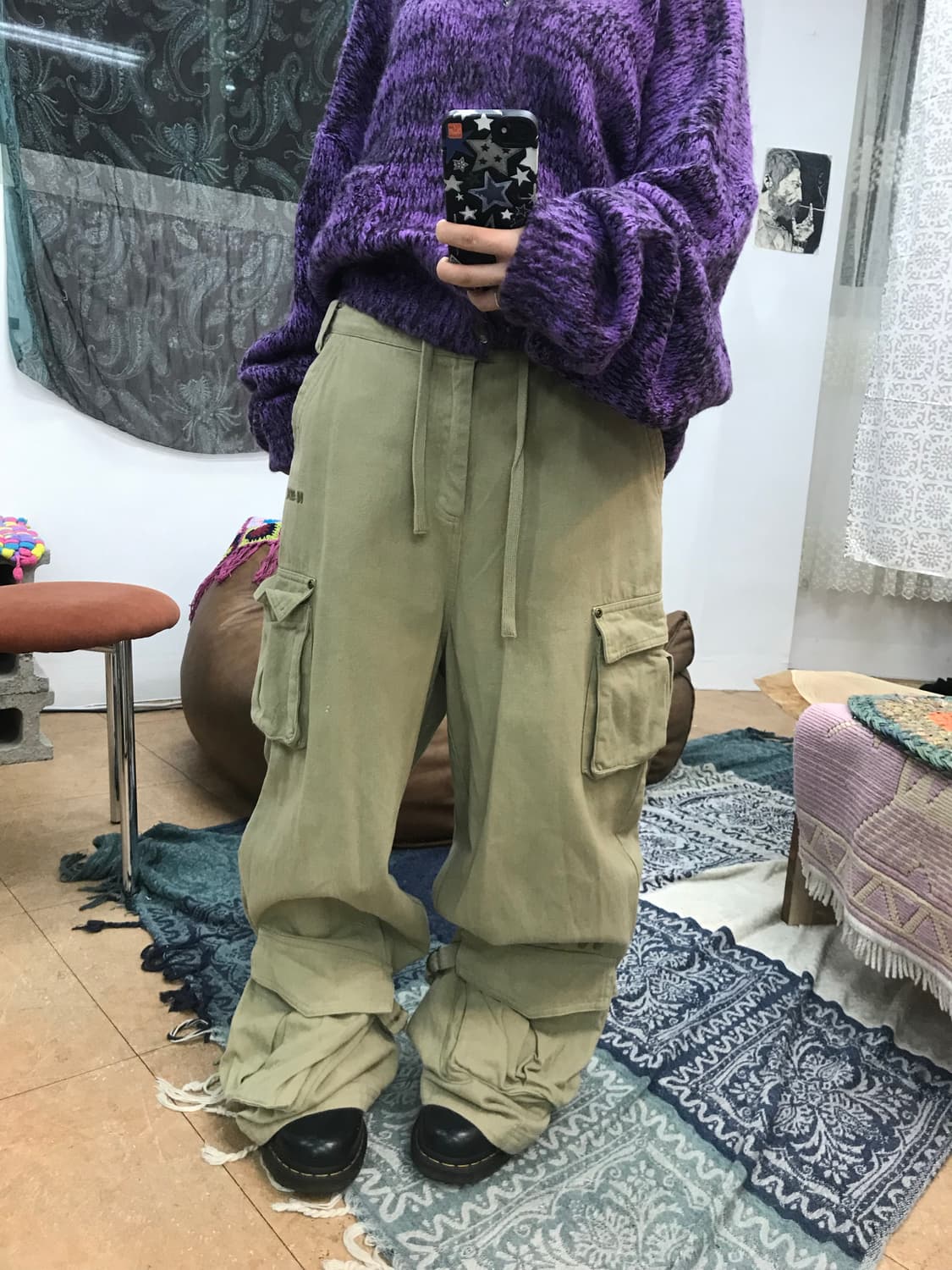 널디 베이지 카고팬츠  상품이미지1