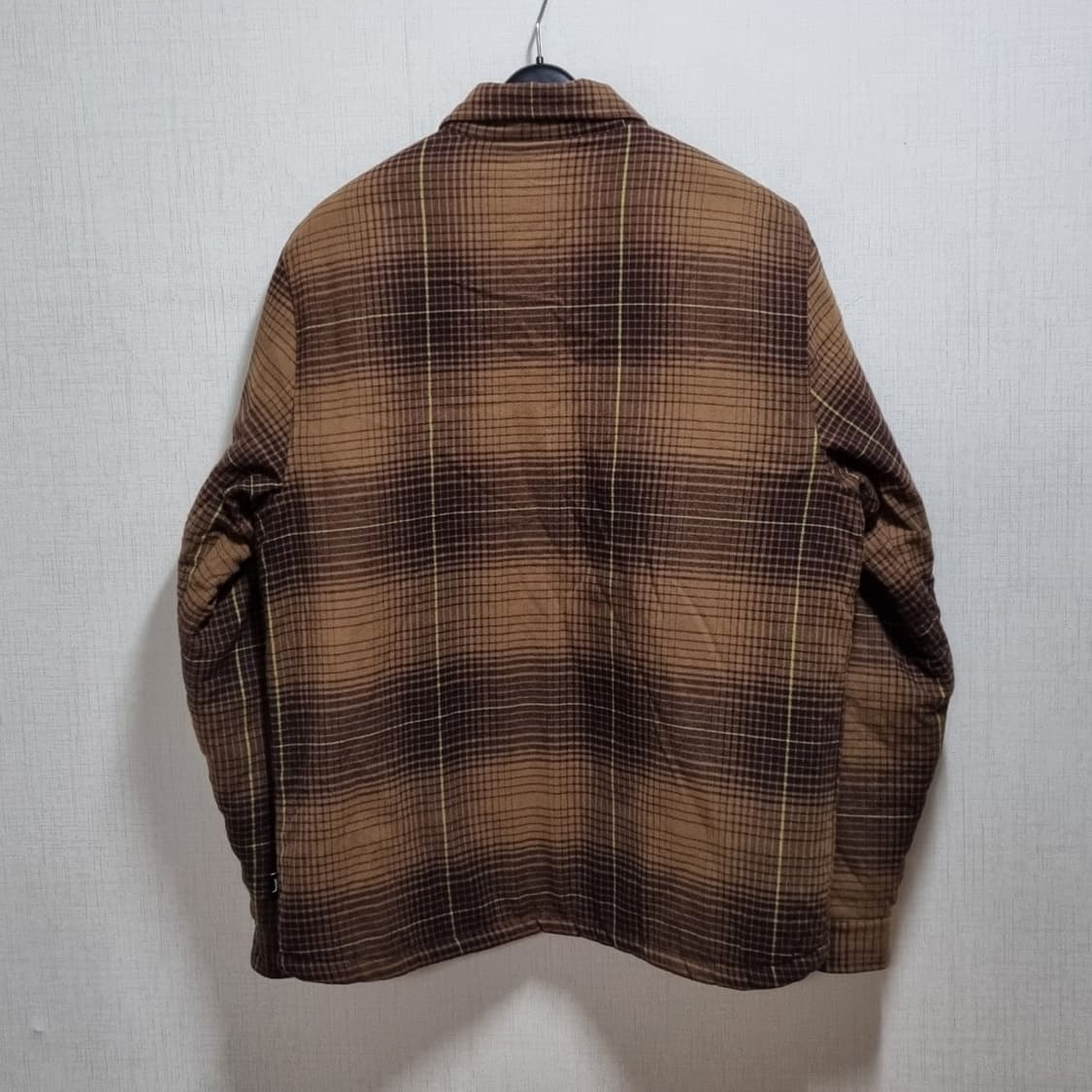 ( XL ) 스투시 브라운 체크 자켓 상품이미지3