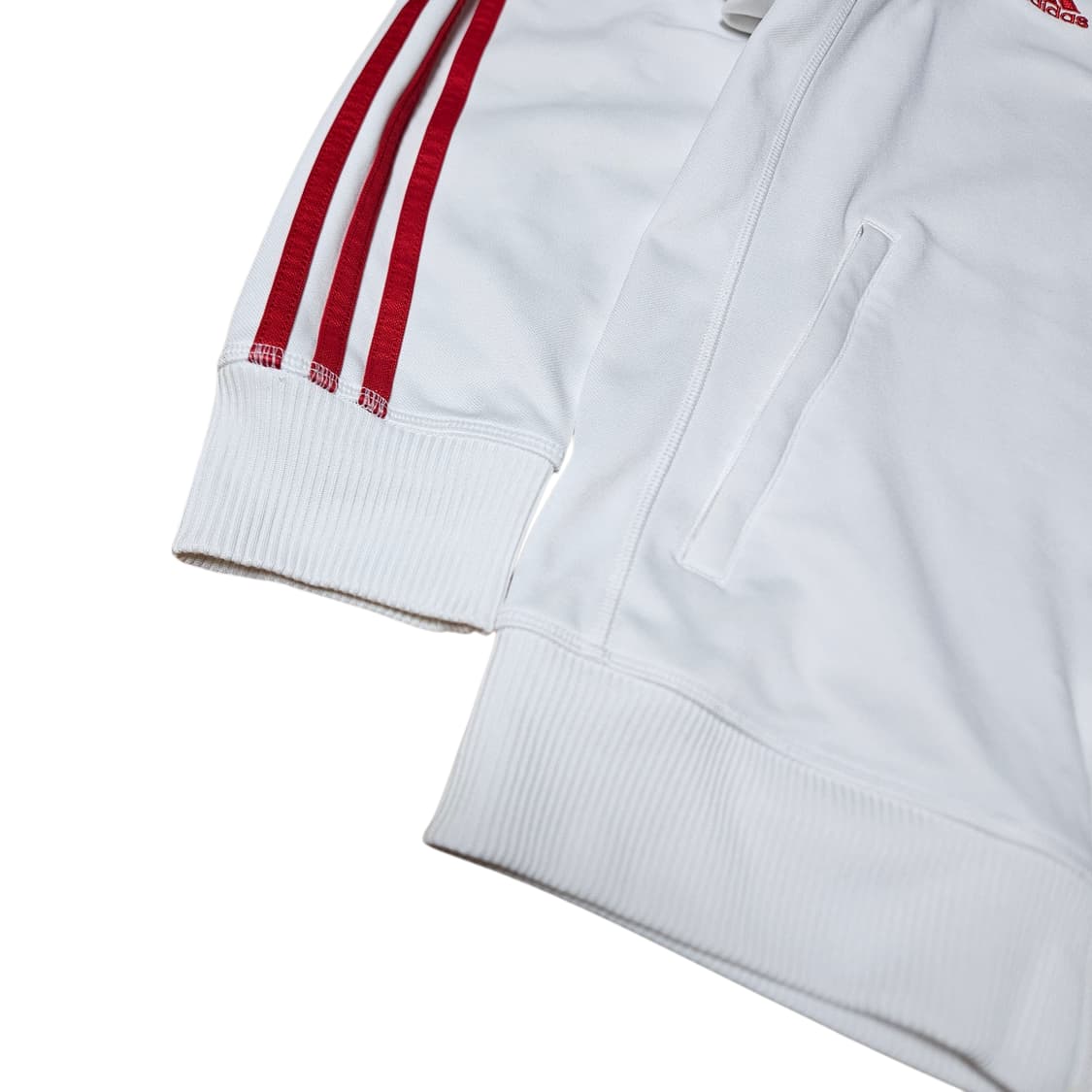 아디다스 맨유 트랙 자켓 화이트 (M) 상품이미지7