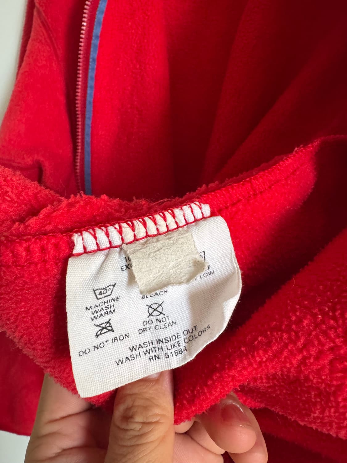 90년대 파타고니아 플리스 집업 가로지퍼 USA L사이즈 상품이미지10