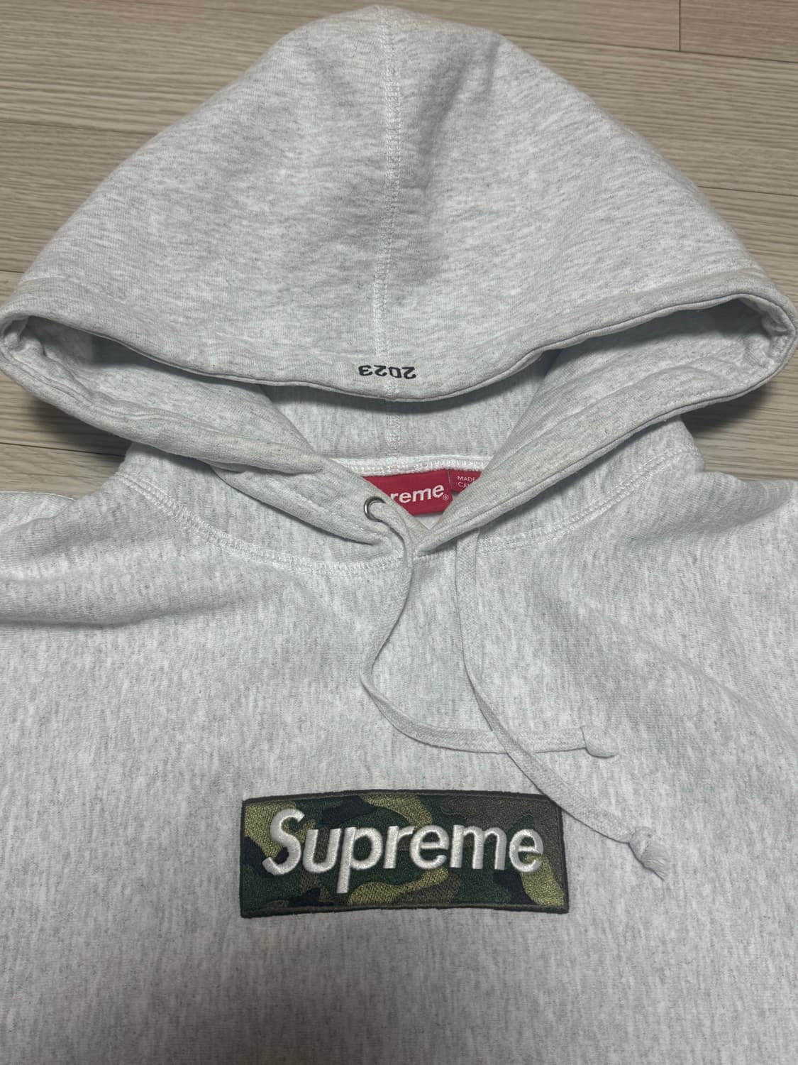 슈프림 카모 박스로고 후드 M 상품이미지2