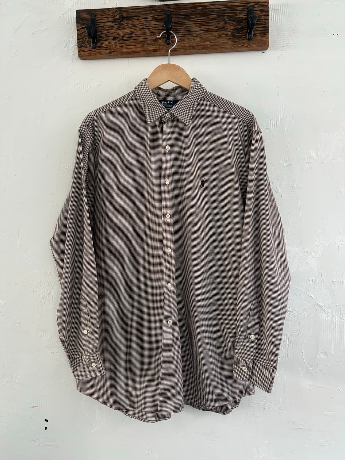 Polo 폴로 랄프로렌 브라운 체크 셔츠 상품이미지2