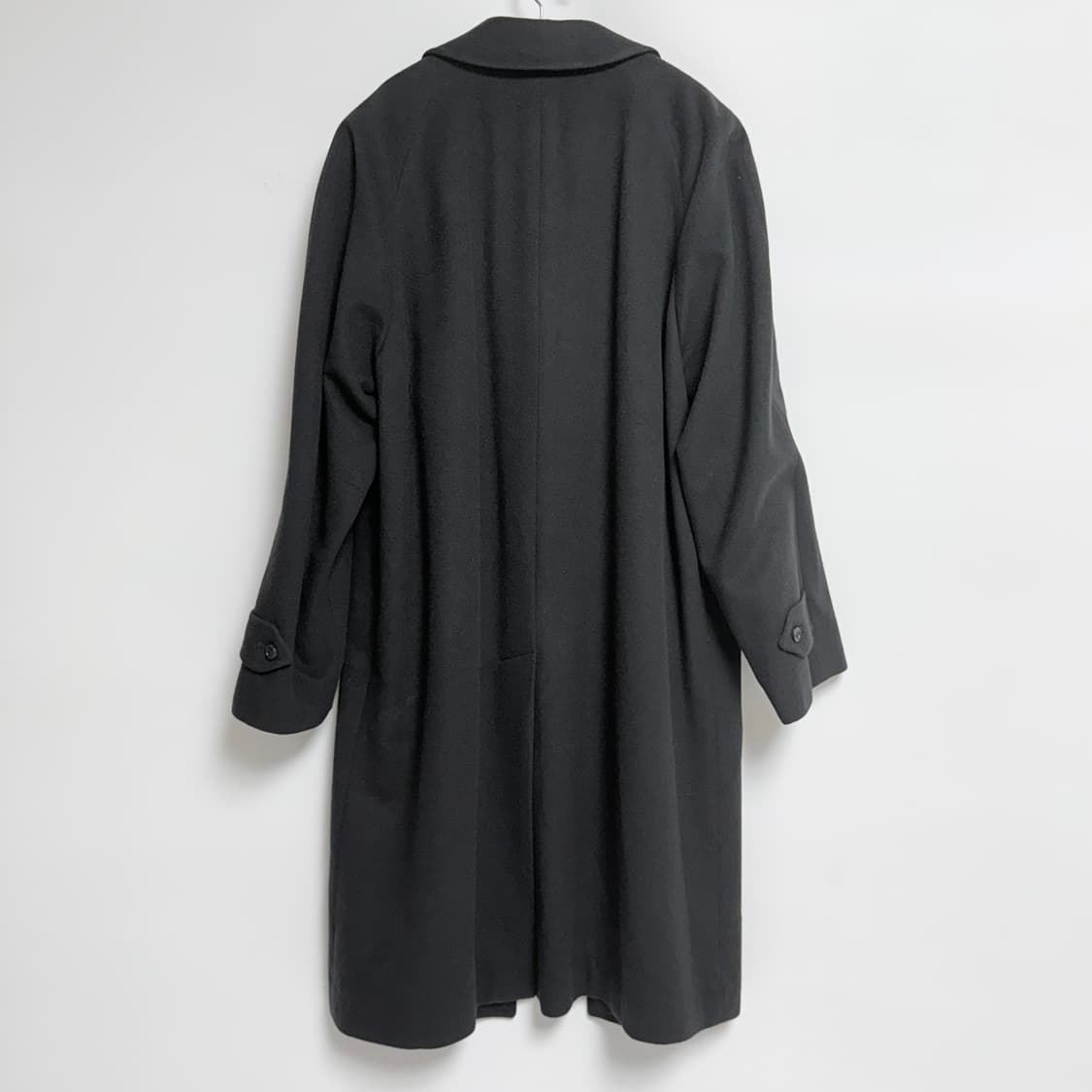 [캐시미어 100%] 블랙 롱 남성 코트 상품이미지2