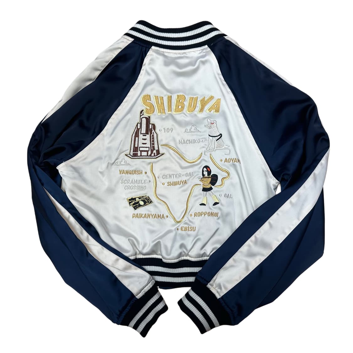 JPN Vintage 리버시블 시부야타이거스카쟌 90 상품이미지1