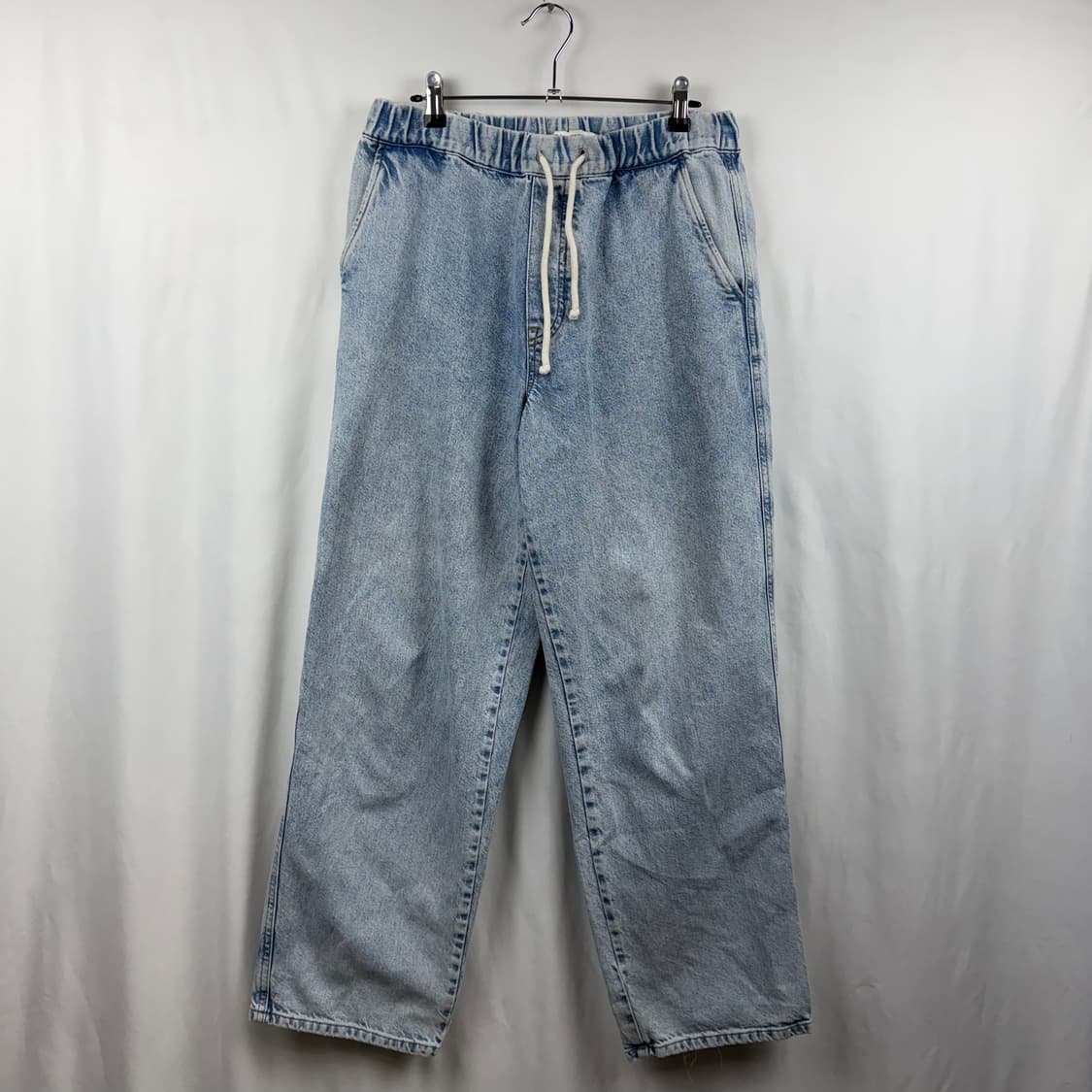 (31) 자라 밴딩 연청 데님 팬츠 상품이미지2
