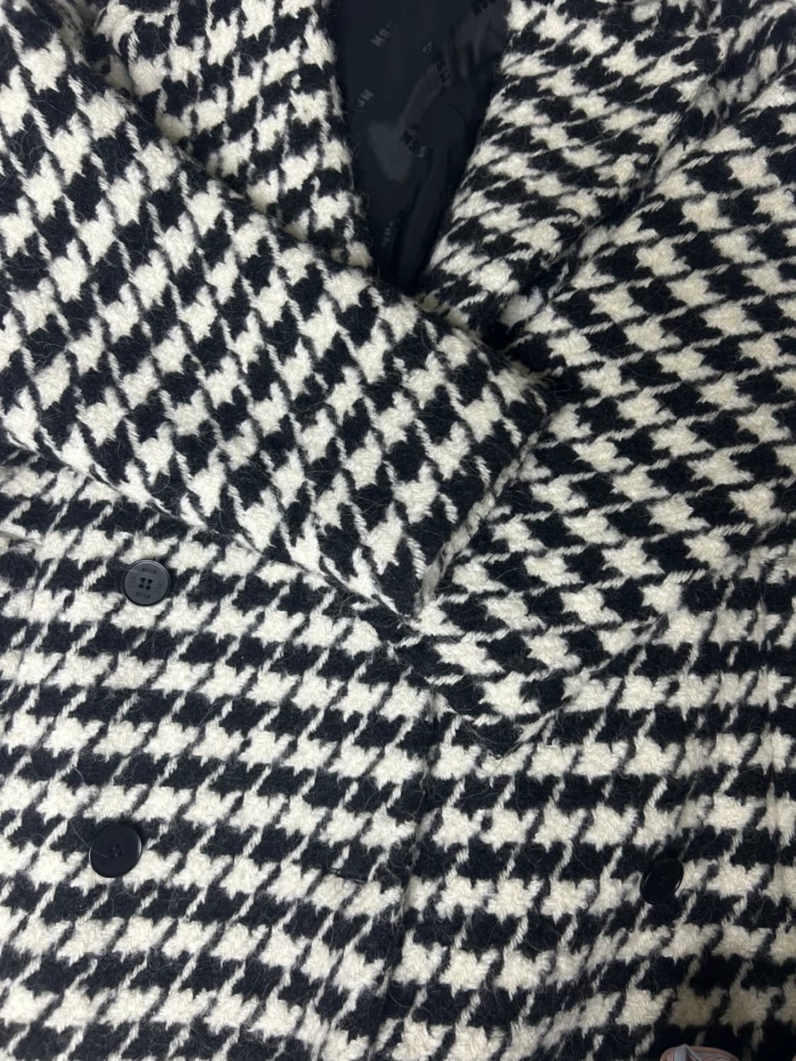 MSGM 하운드체크 코트 자켓 상품이미지4