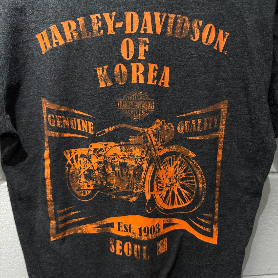할리데이비슨 스컬 반팔티 상품이미지4