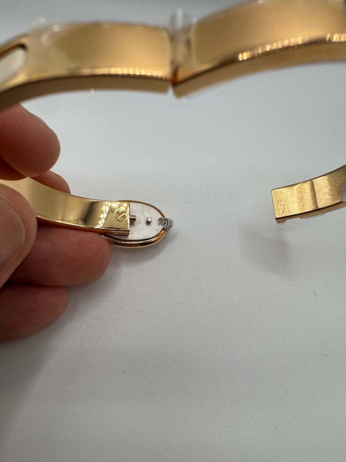 에르메스 미니 클릭 샹달 브레이슬릿 로즈 골드 팔찌  상품이미지8