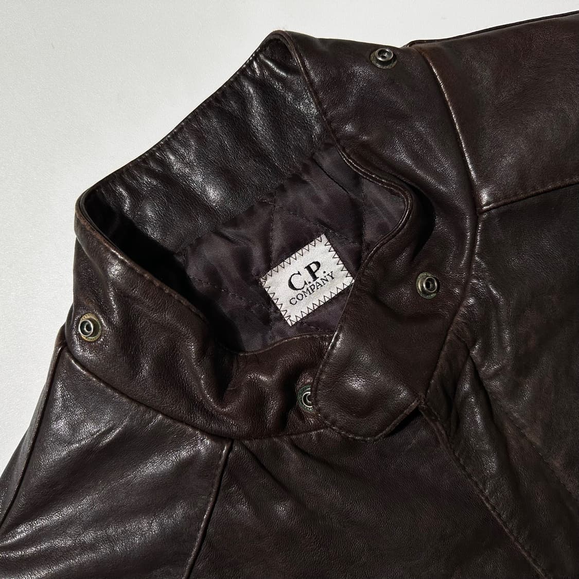 CP컴퍼니 램스킨 레더 싱글 자켓 상품이미지4