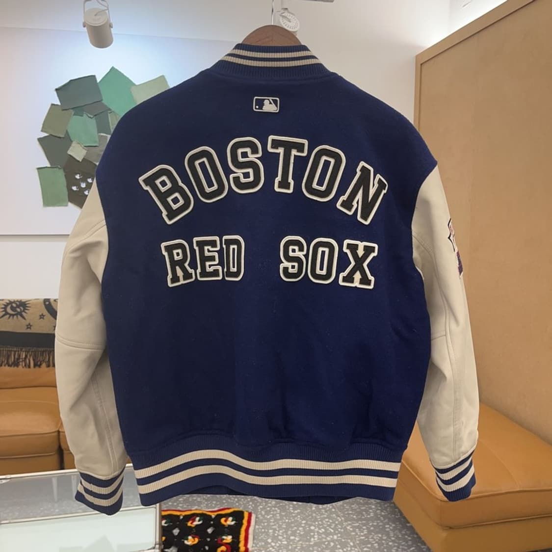 MLB 보스턴 레드삭스 와펜 패디드 울 바시티 자켓 S C06490 상품이미지4