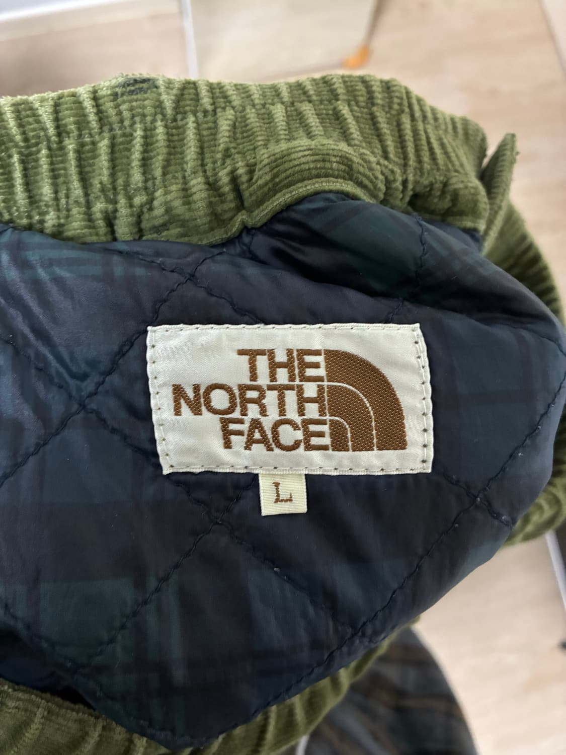 노스페이스 코듀로이 패딩 치마 상품이미지3