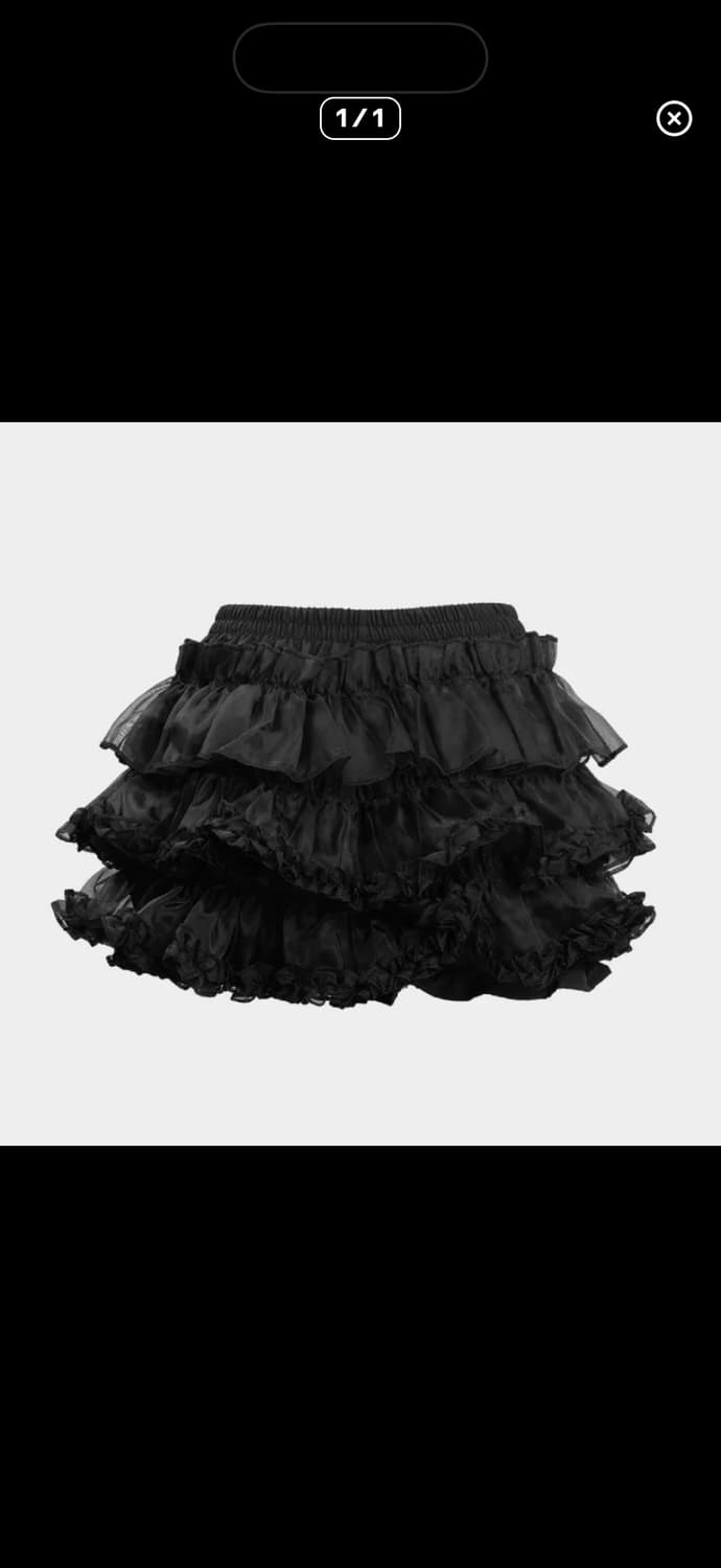 반택포 / 러프넥 튜튜 스커트 상품이미지1