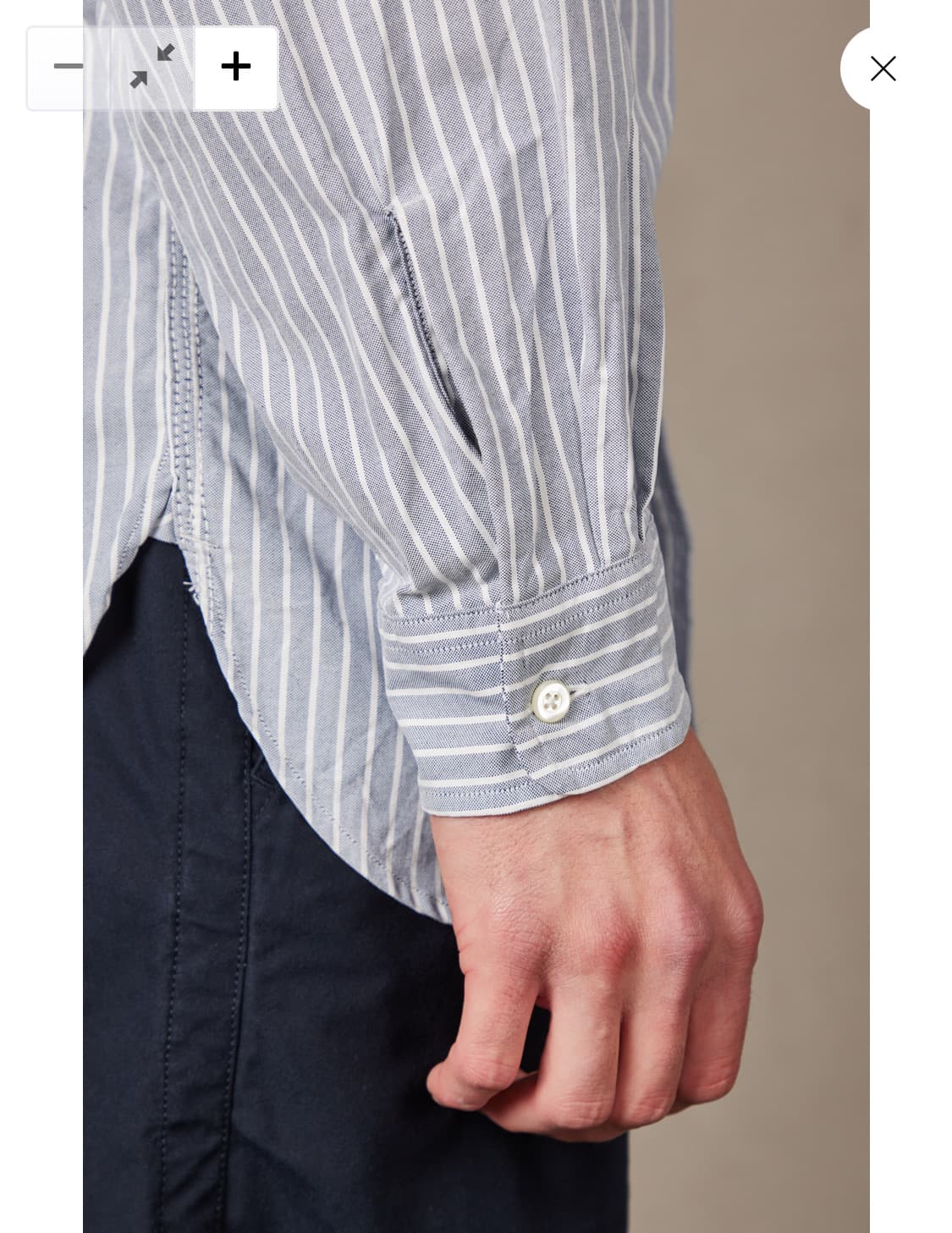 나나미카 Button Down Stripe Wind WM사이즈 상품이미지4