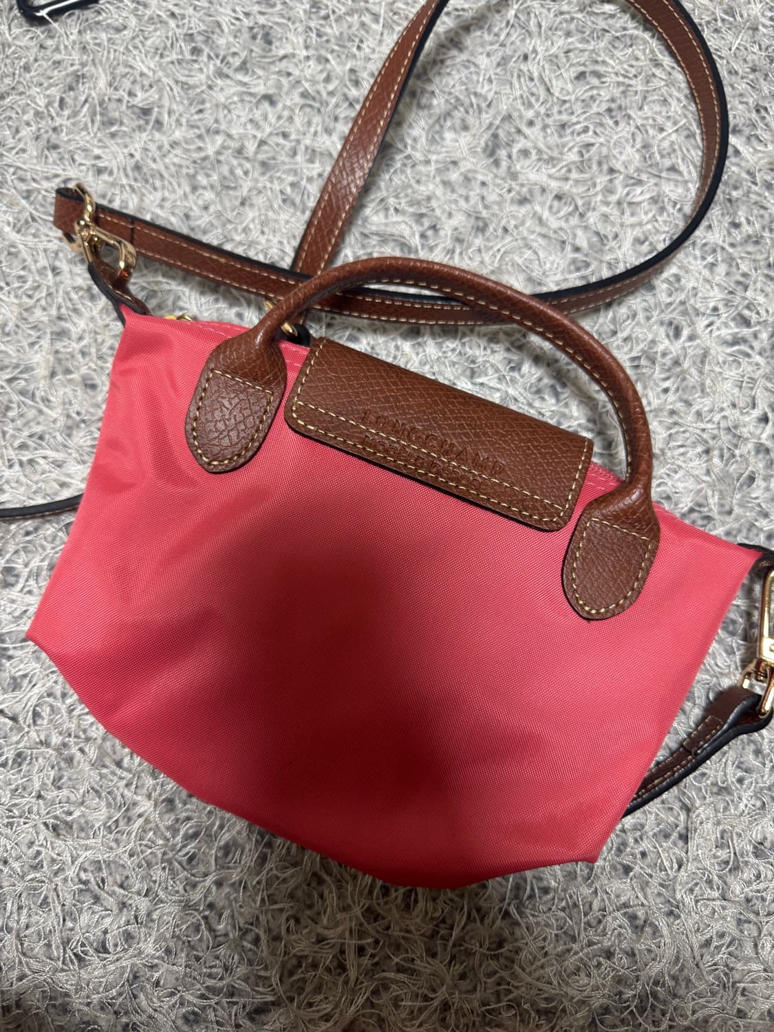 롱샴 미니백 핑크 상품이미지2