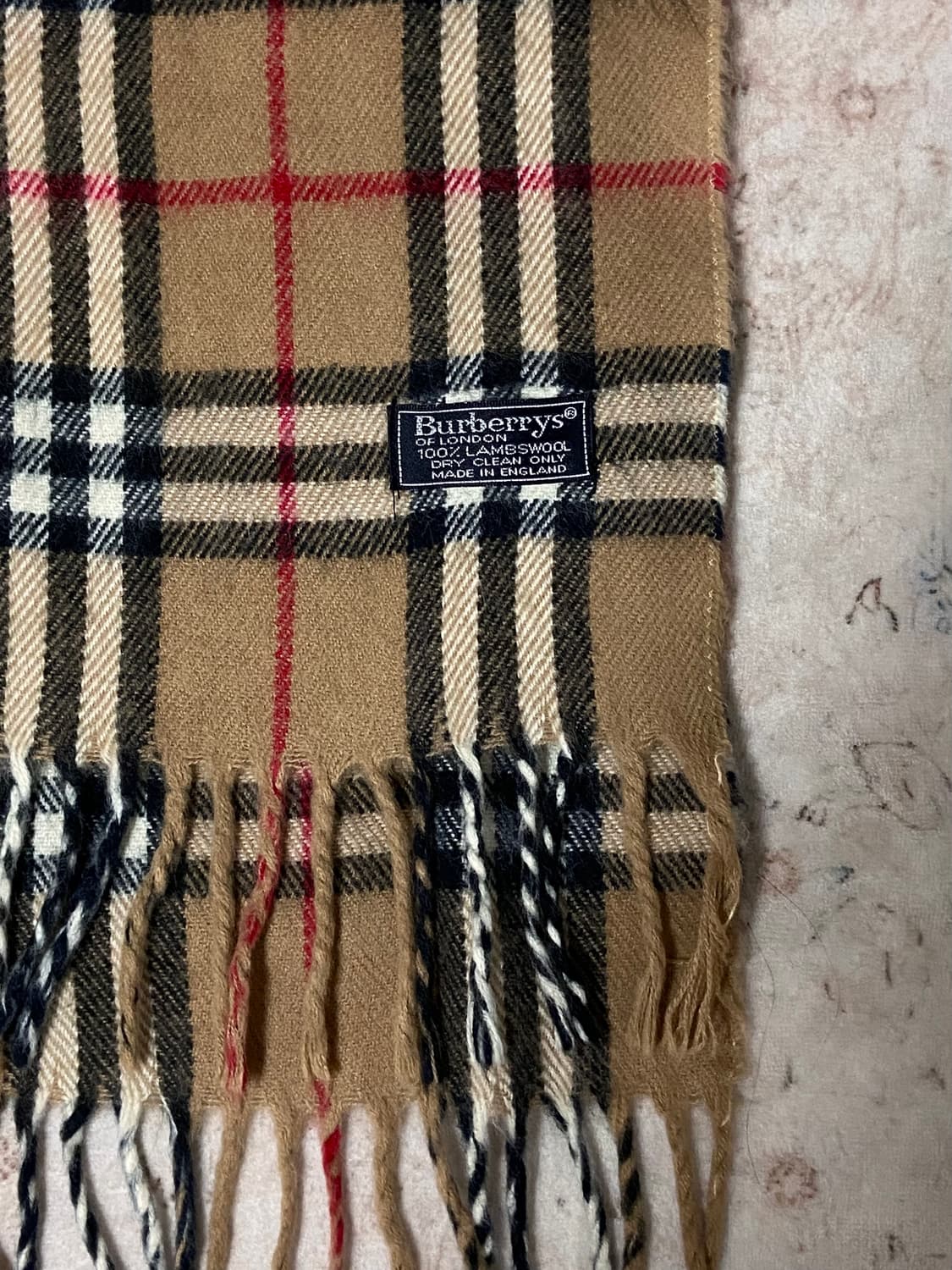 버버리 노바체크 캐시미어 램스울 머플러 상품이미지2