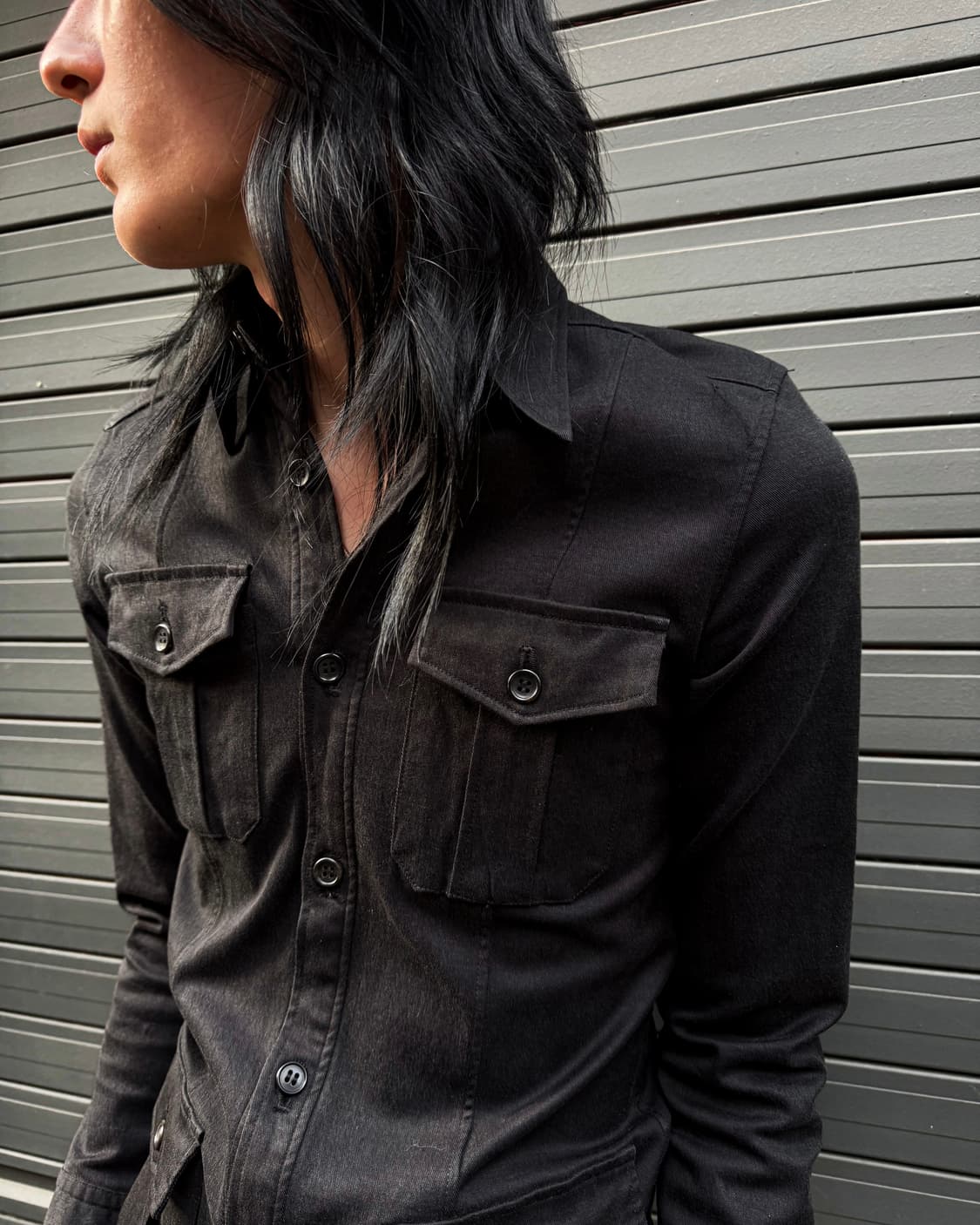 SHELLAC – Military Long Shirt 상품이미지3