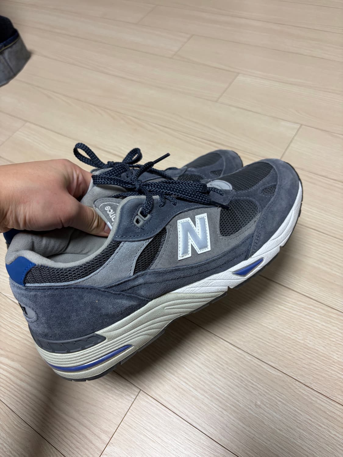 뉴발991 그레이 블루 남성 스니커즈 상품이미지2