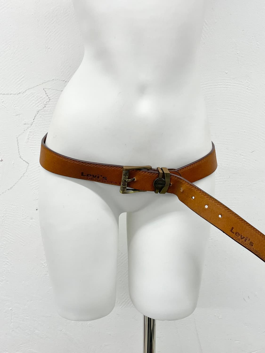 리바이스 리얼레더 로고 버클 벨트 상품이미지2