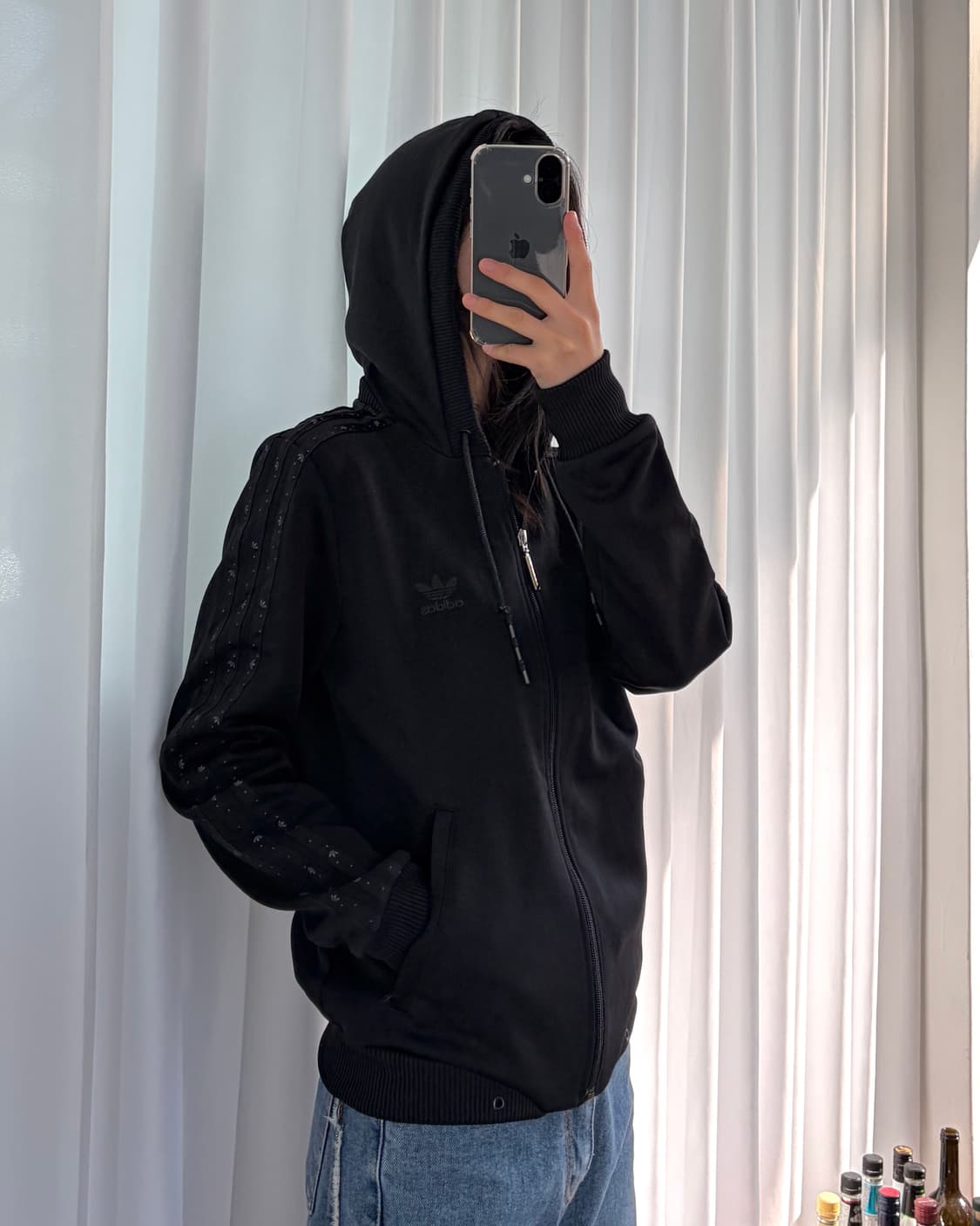 [M]아디다스 후드 플락 도트 트랙탑 져지 상품이미지1