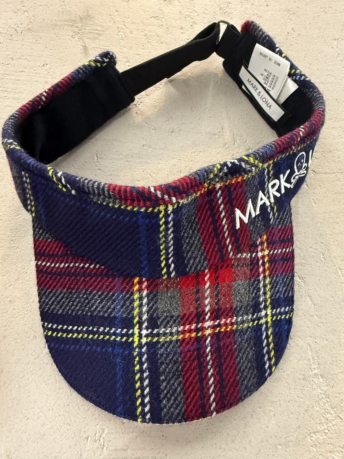 마크앤로나 정품 타탄 체크 썬캡 상품이미지2