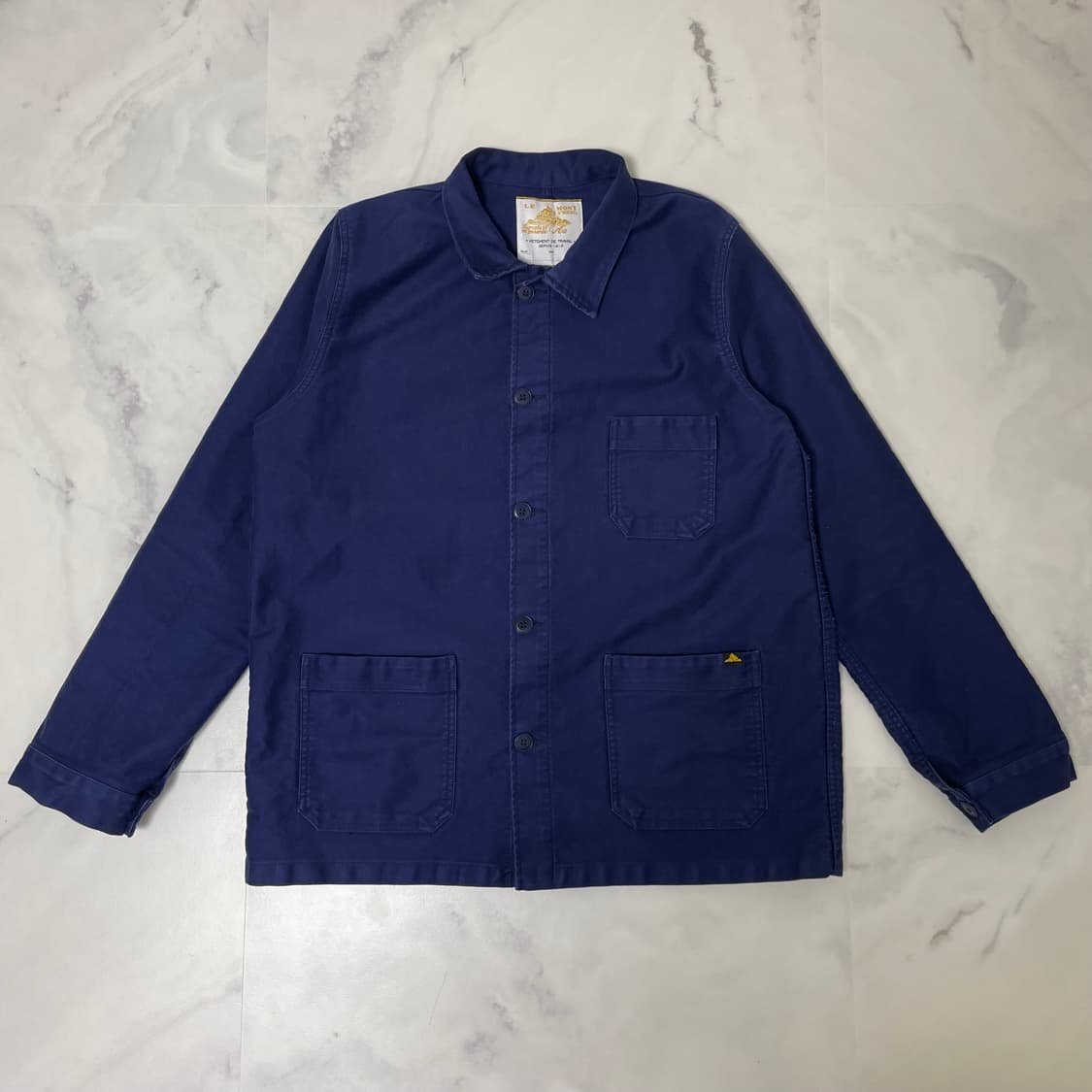 르몽생미셸 몰스킨 프렌치 워크자켓 프렌치 블루 50사이즈 상품이미지1