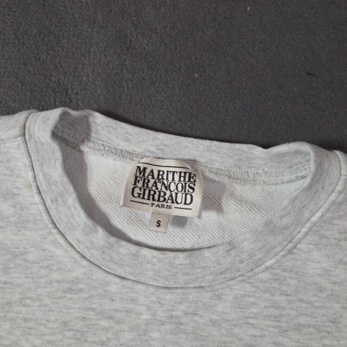 새상품 마리떼프랑소와저버 두들 클래식 로고 스웻셔츠 맨투맨 S 오트밀 상품이미지5