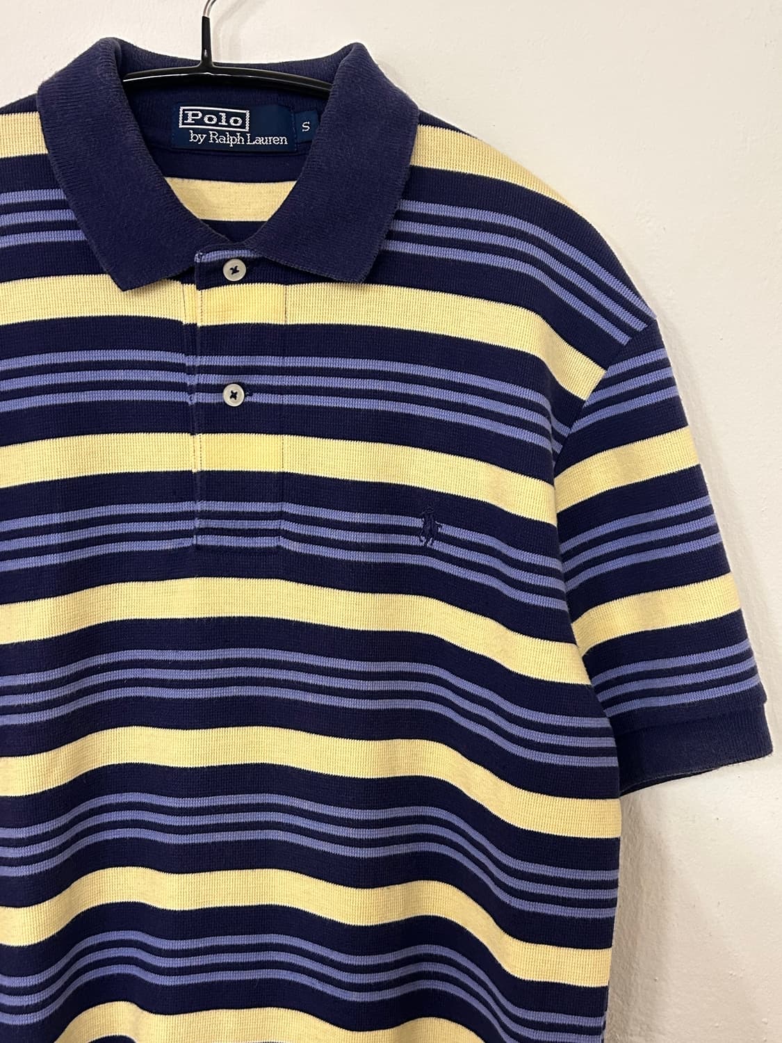 폴로 랄프로렌 스트라이프 반팔 카라티 S 상품이미지4