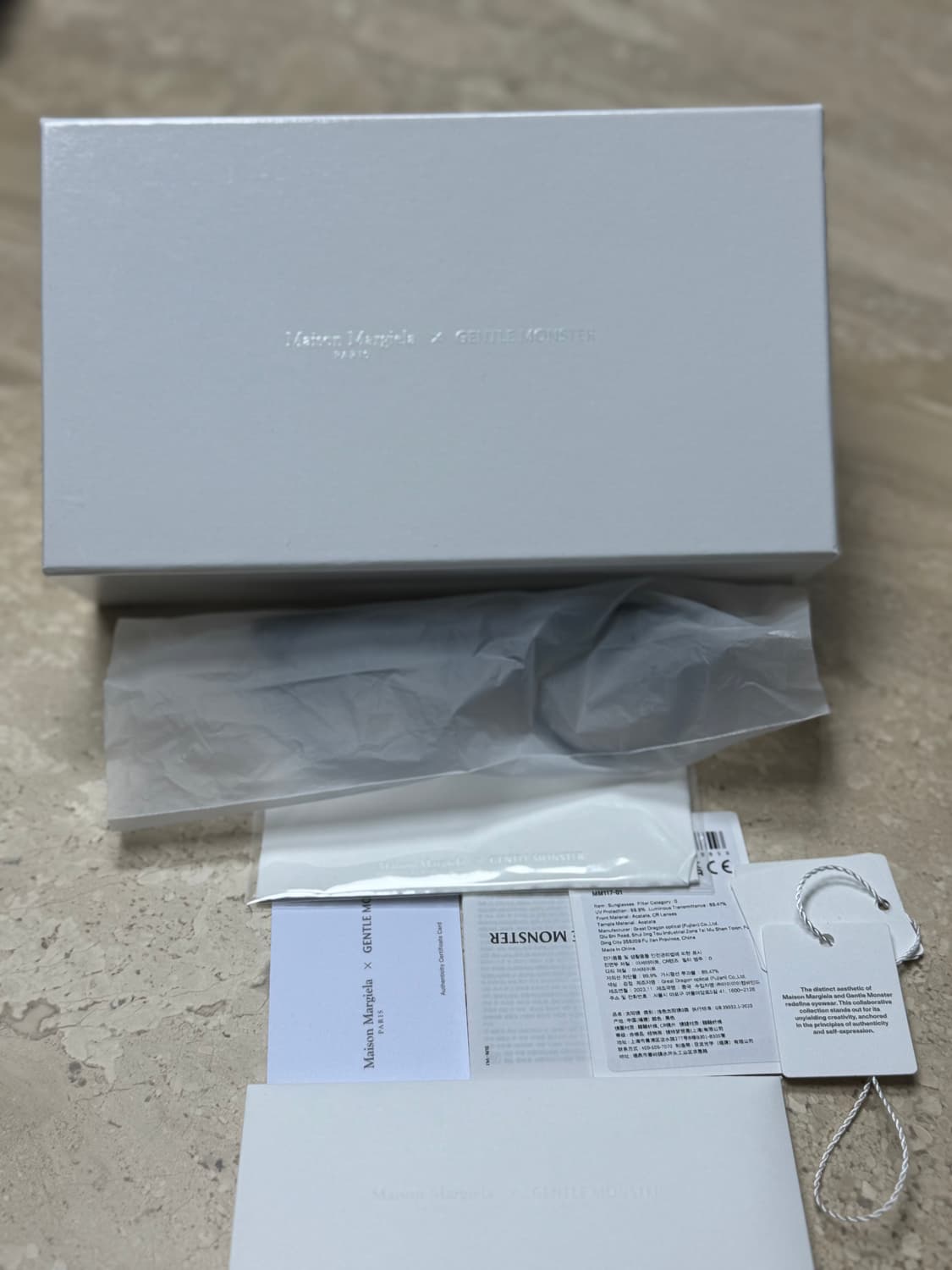 젠틀몬스터 x 메종 마르지엘라 MM117 블랙 상품이미지2