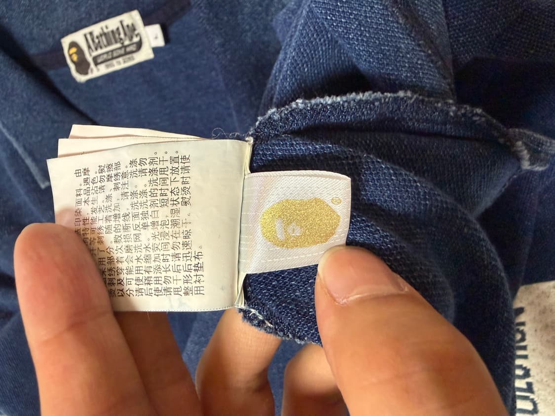 베이프(bape) 반팔 자수 피케티 L 🔥희귀매물🔥 상품이미지5