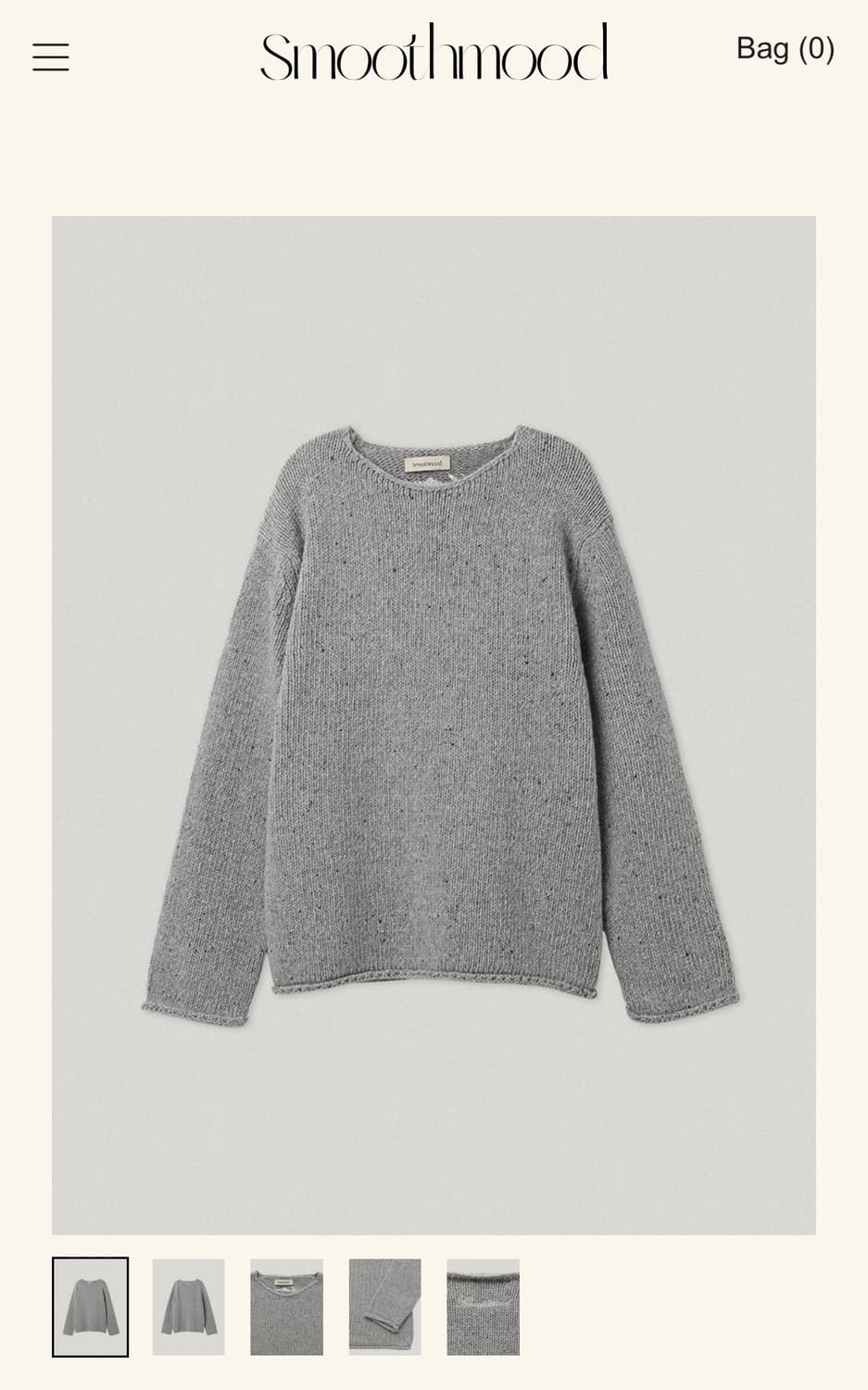스무스무드 Mathilda Knit Gray (6th) 상품이미지3