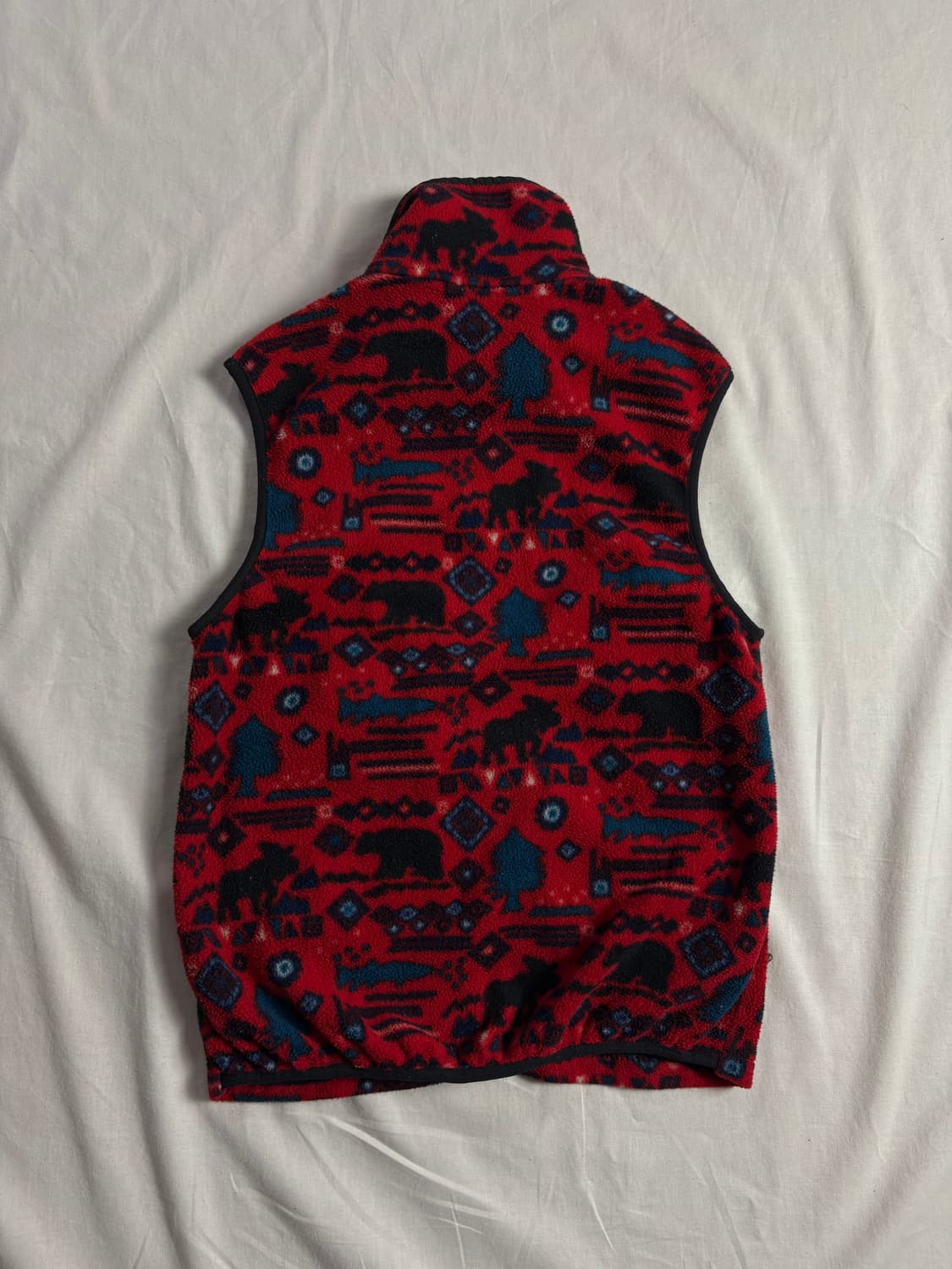 L.L Bean 엘엘빈 레드 플리스 베스트 조끼 S 상품이미지2