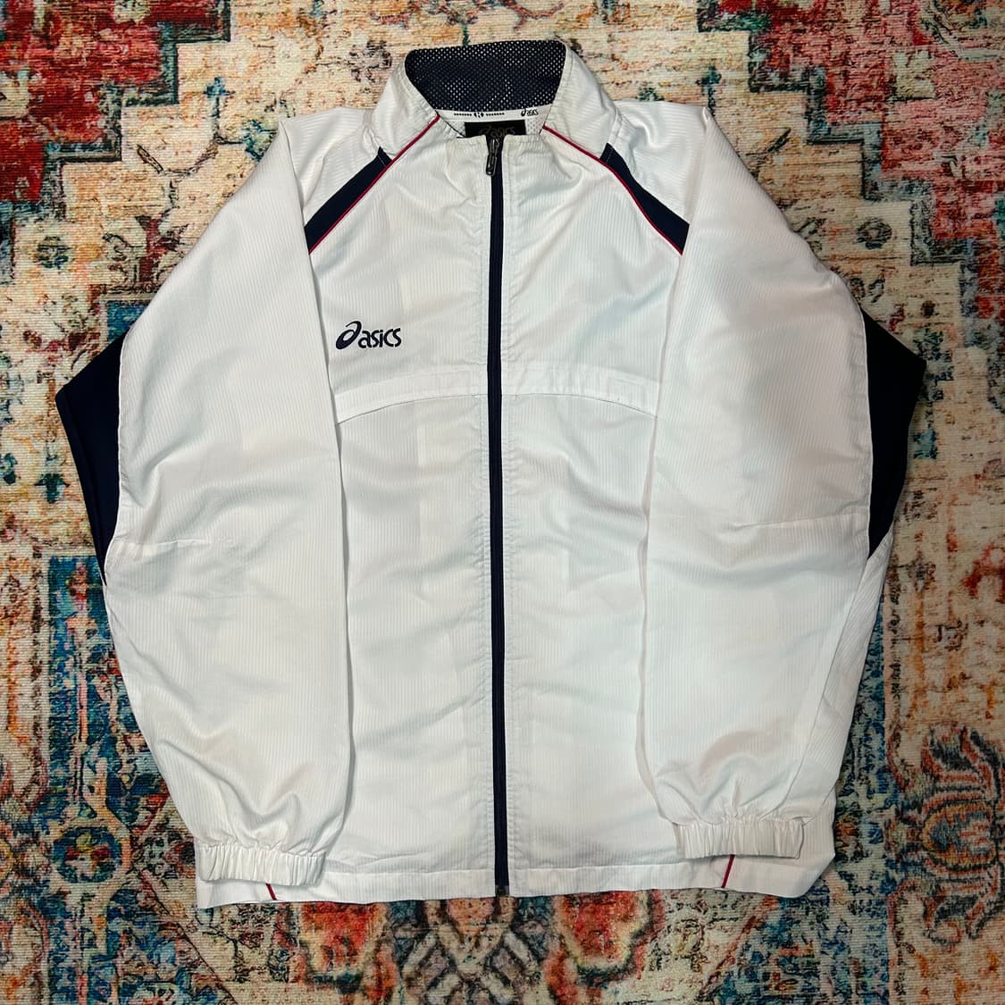 [L] 00s 아식스 올드스쿨 바람막이 자켓 상품이미지1