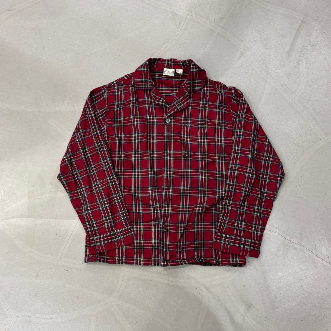 엘엘빈 플란넬 파자마 셔츠 M 상품이미지1