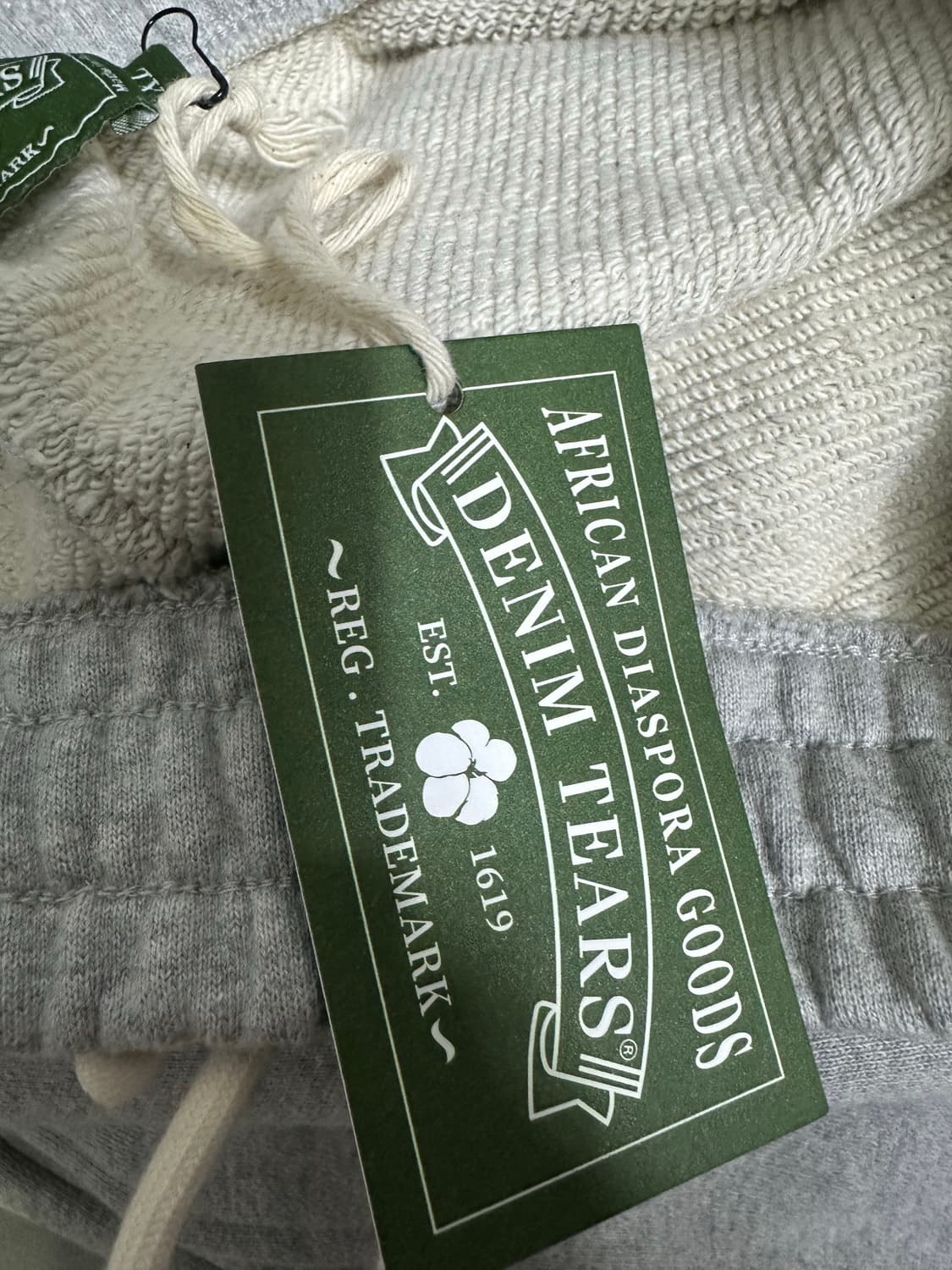 데님 티어스 비기 코튼 리스 스웨트 팬츠 상품이미지4