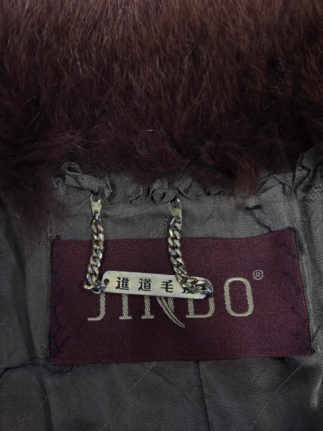 JINDO 진도 모피 코트 브라운 사가밍크S 상품이미지5