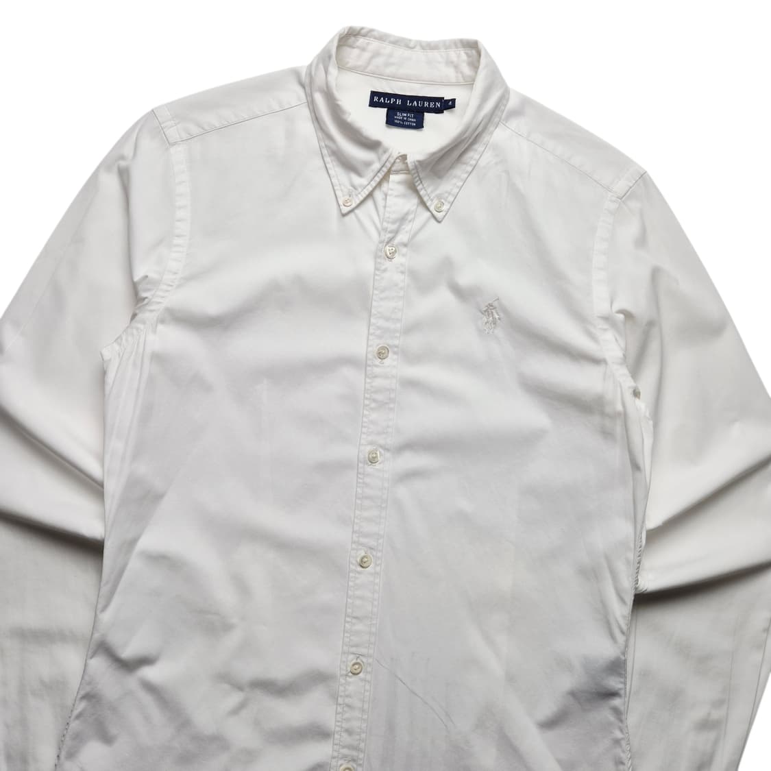 [M] 폴로 랄프로렌 포플린 셔츠 화이트 상품이미지1