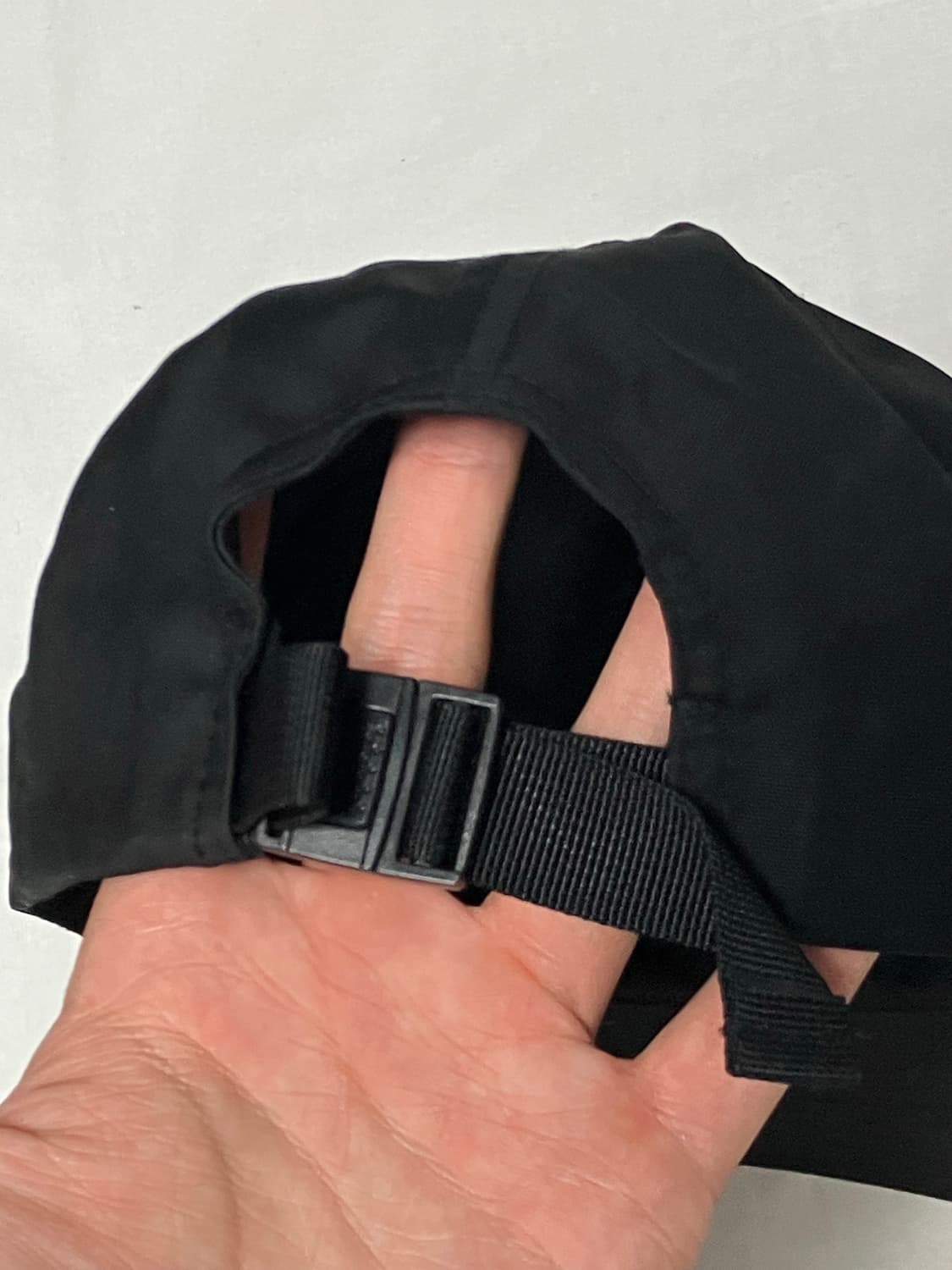 오베이 나일론 패치로고 볼캡 스냅백 블랙 상품이미지3