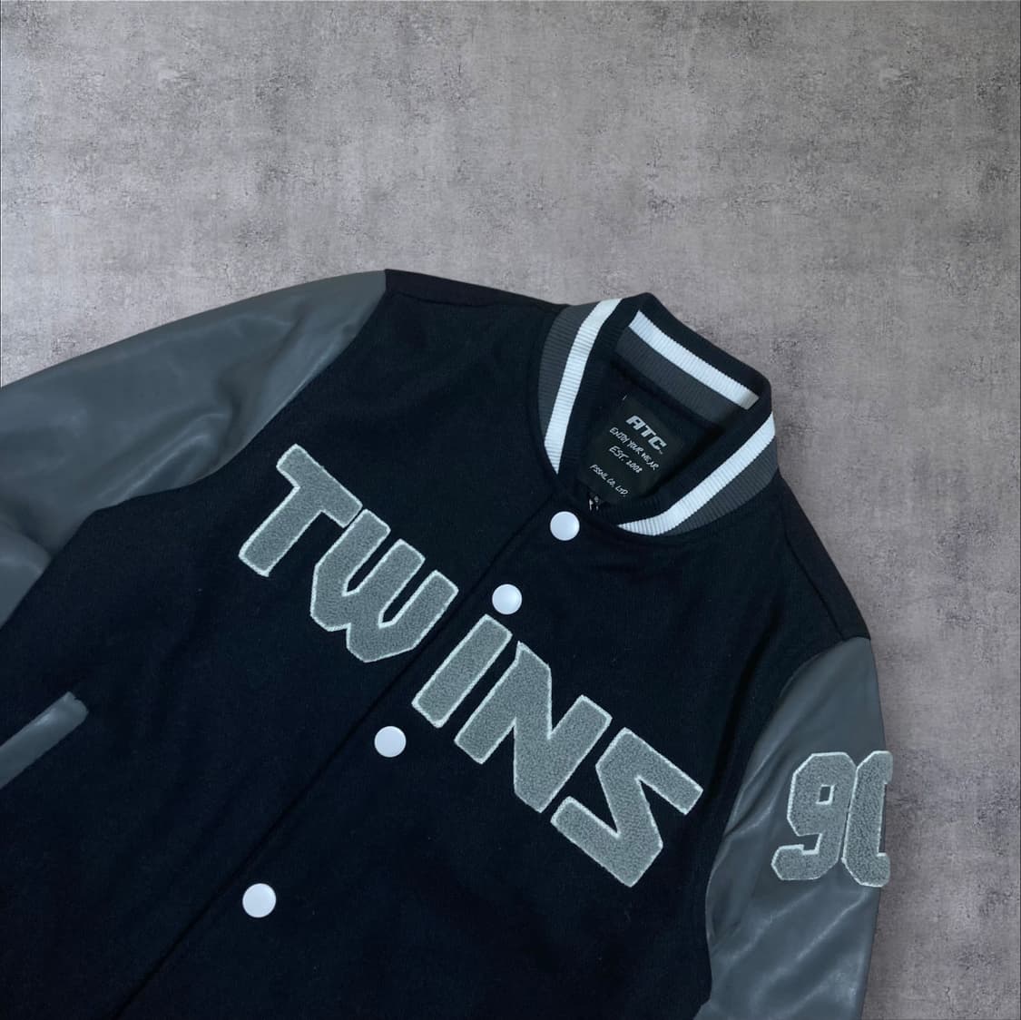 ATC LG트윈스 스펠아웃 바시티 자켓 상품이미지2