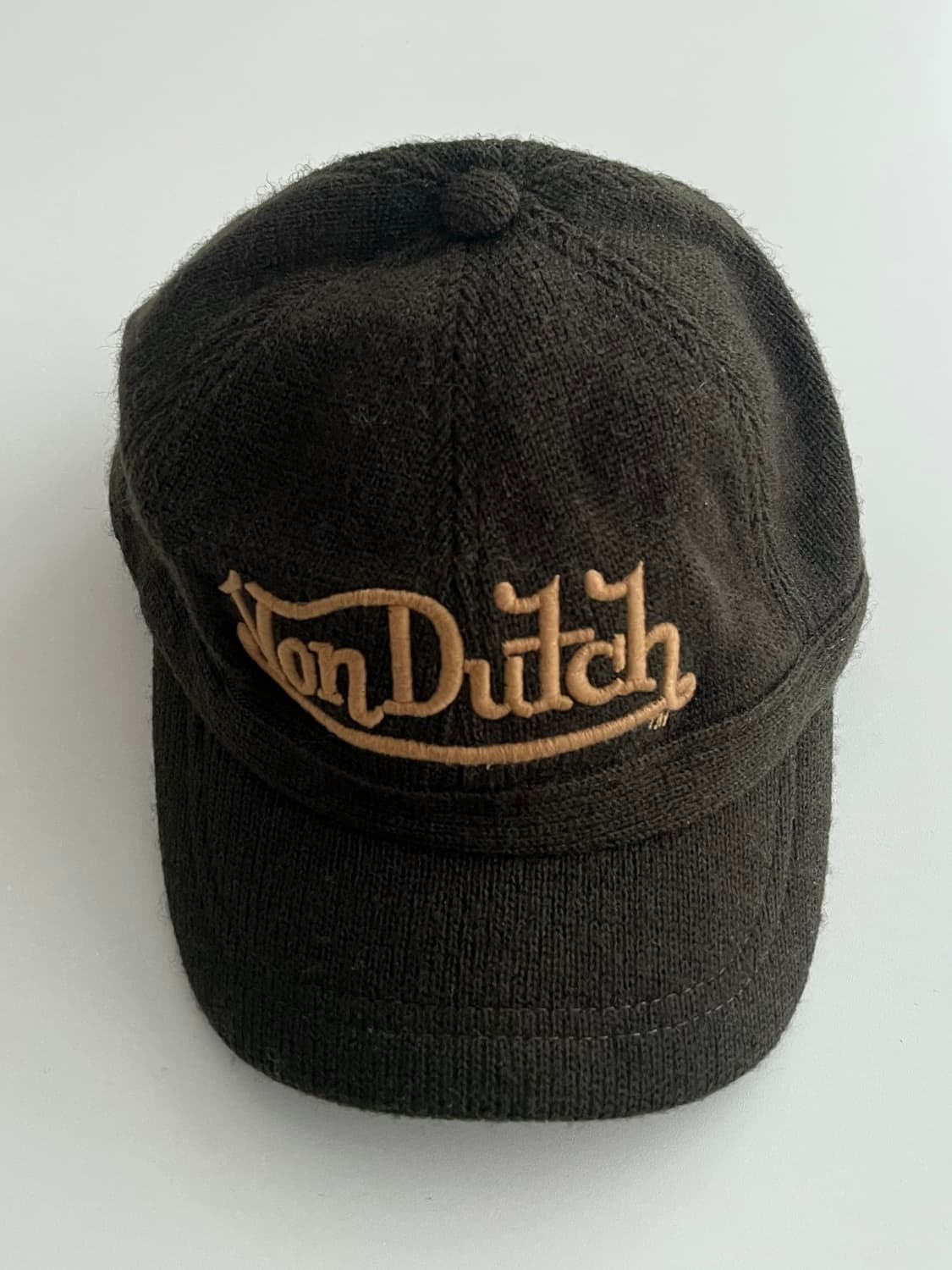 본더치 빈티지 니트 볼캡 카키 상품이미지2