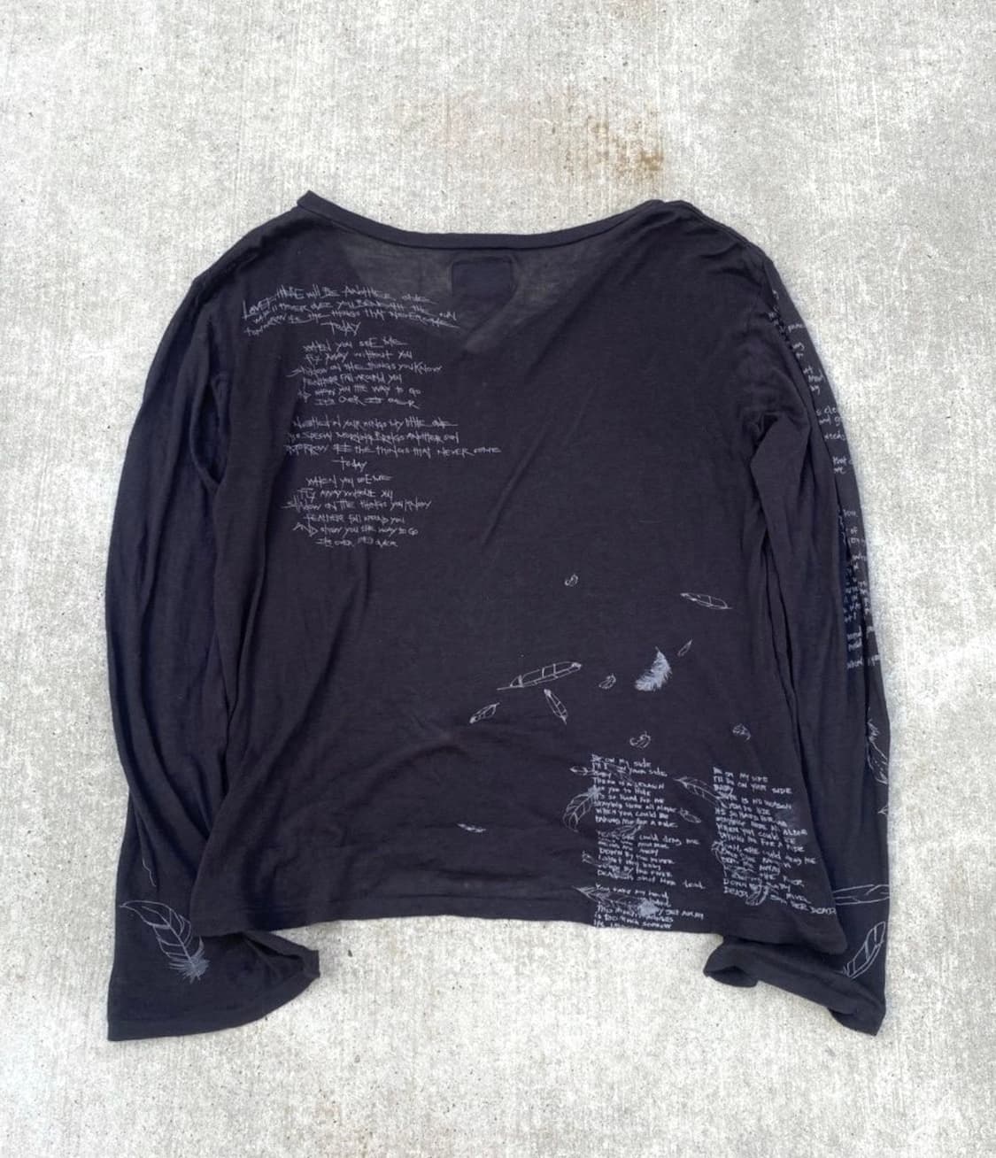 Number Nine SS08 Birds Longsleeve 상품이미지2