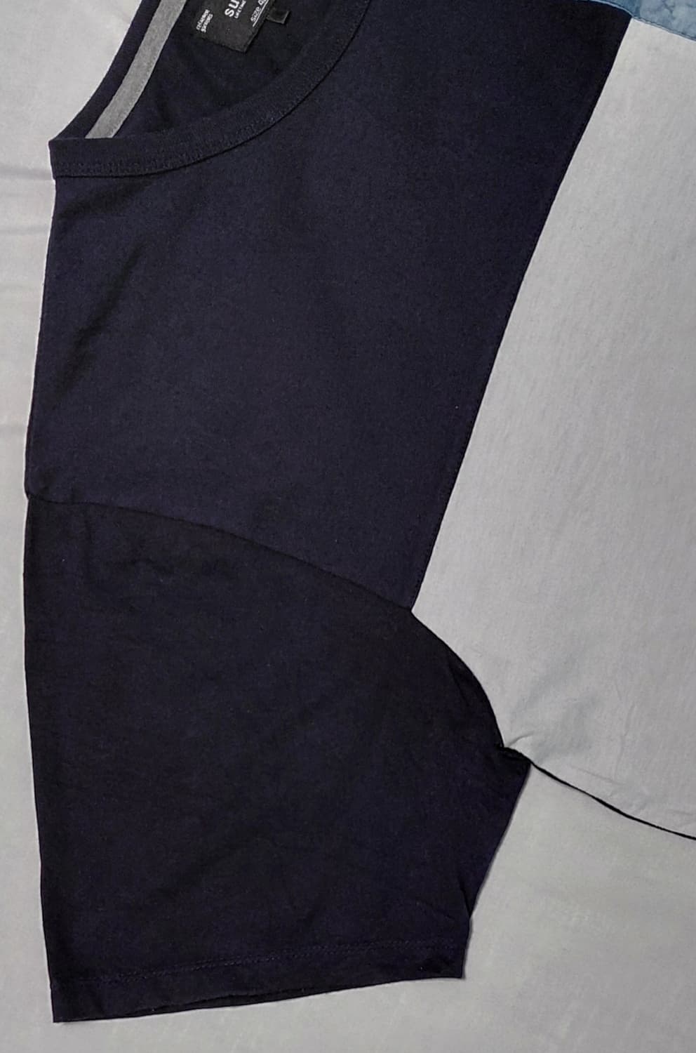 [XL] Sucka 타이다이 배색 유니크 빅사이즈 반팔 티셔츠 상품이미지3