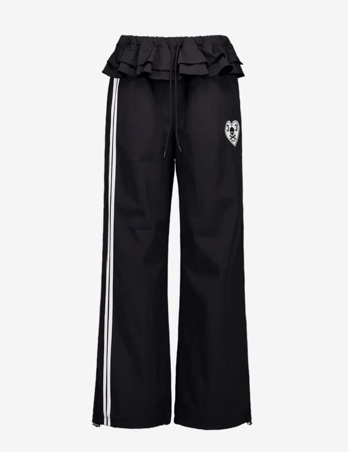 셋업이엑스이 FRILL SPORTY PANTS / BLACK (기모o) 상품이미지3