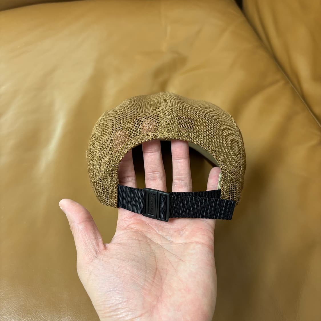 슈프림 캠프캡 모자 박스로고 23ss 메쉬 코듀라 샌드 상품이미지9