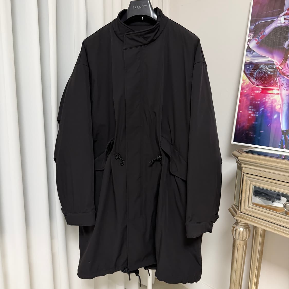 이로 IRO 남성 블랙 MADELEINE 디테쳐블 피쉬테일 점퍼 상품이미지10