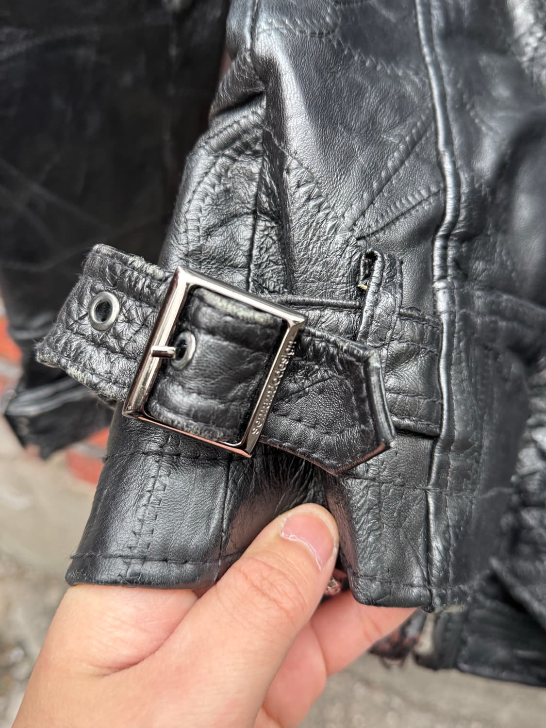 Semantic Design 양가죽 투웨이 라이더 가죽자켓  상품이미지10