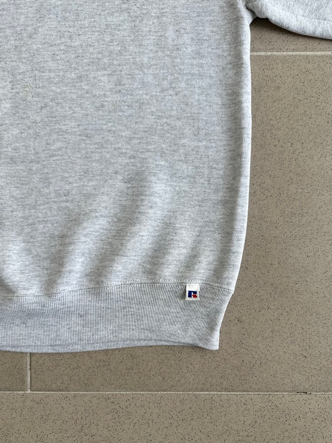 90s 빈티지 러셀 스웻셔츠 그레이 L USA 상품이미지3