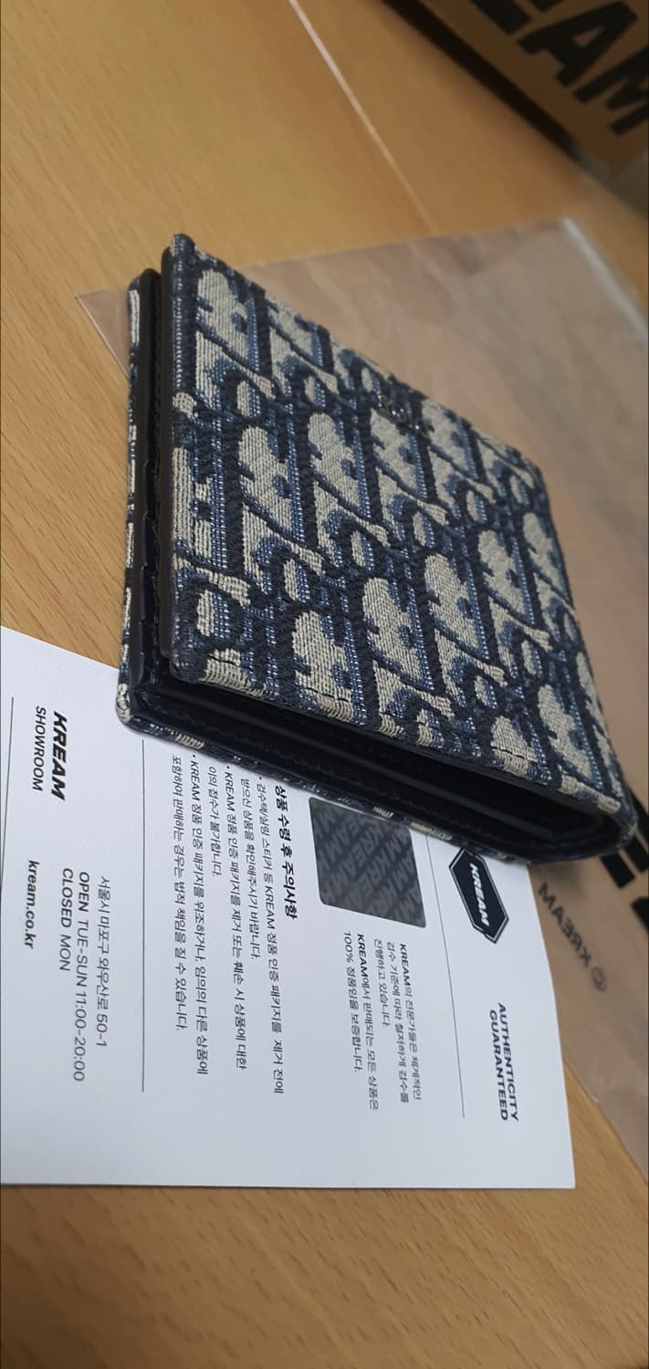 디올 오블리크 반지갑/지갑 정품S급(감정O) 상품이미지6