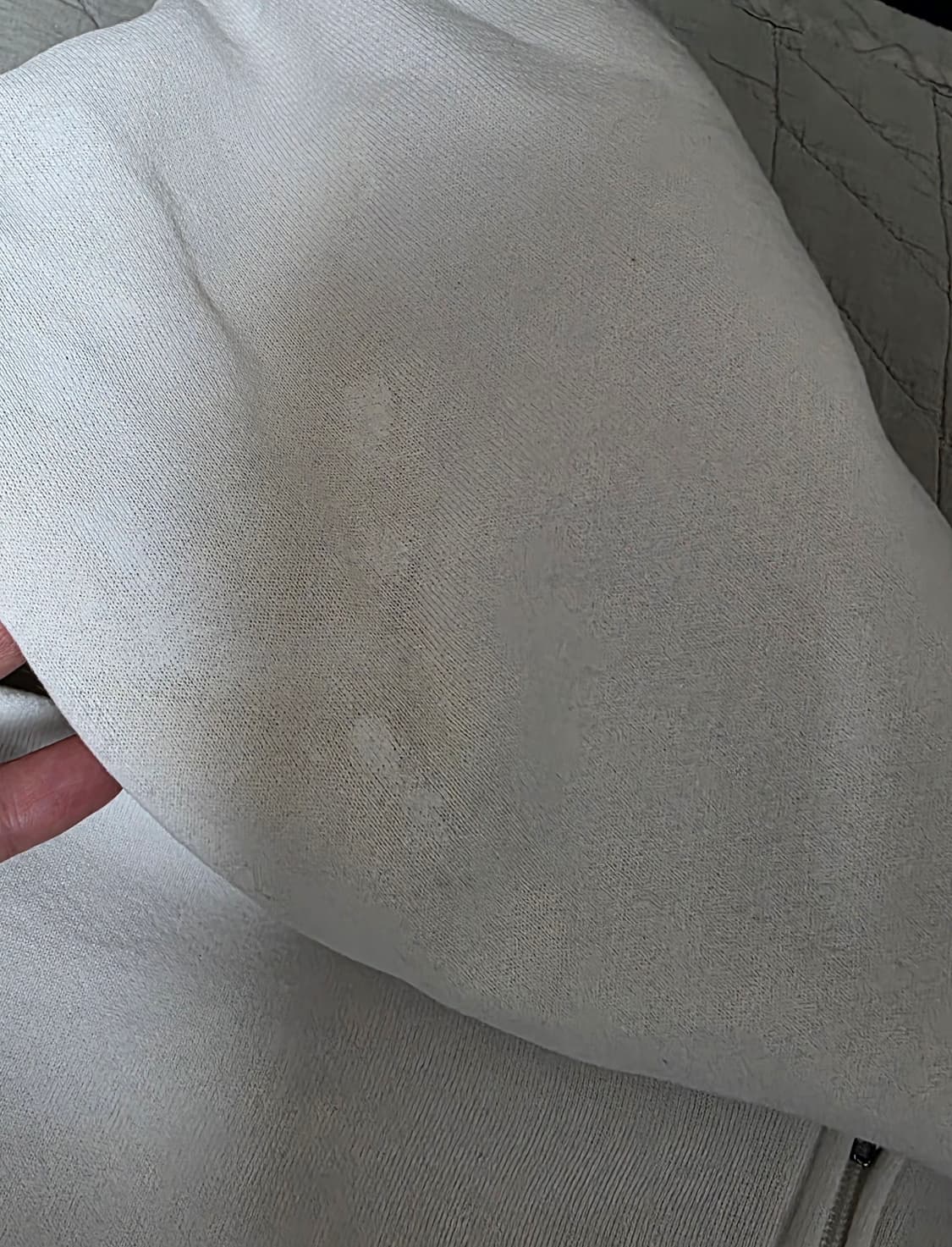 [XL] 90s 빈티지 러셀 애슬레틱 화이트 후드집업 USA 페인트 상품이미지6