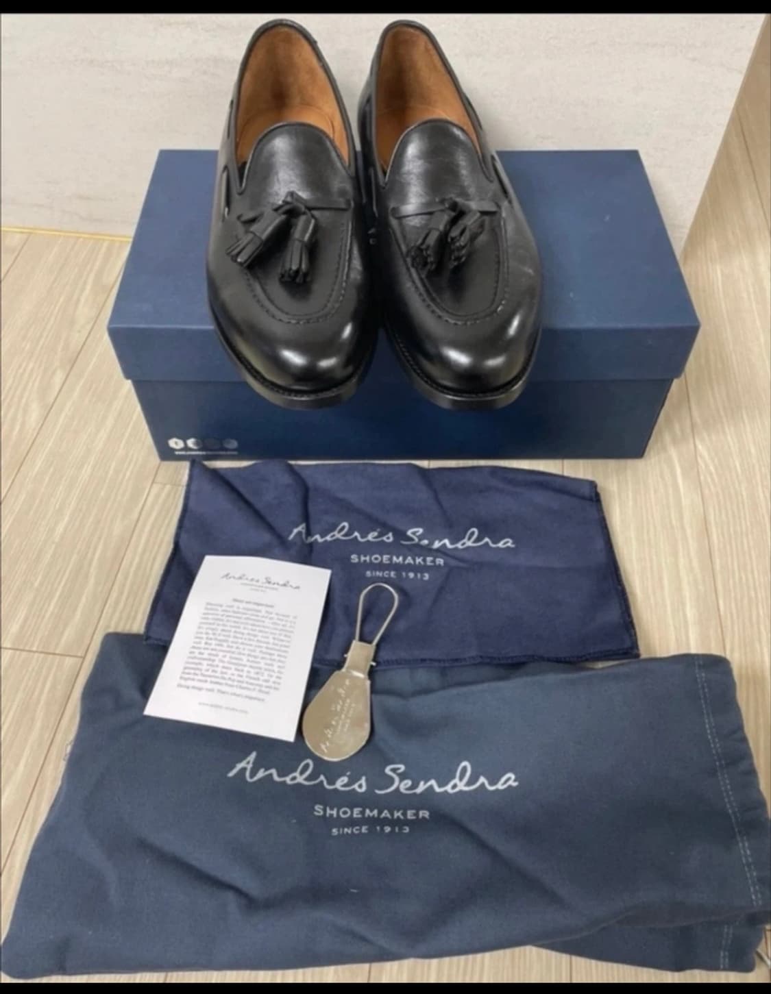 스페인명품구두 천연가죽 로퍼 안드라샌드라 새상품  상품이미지1