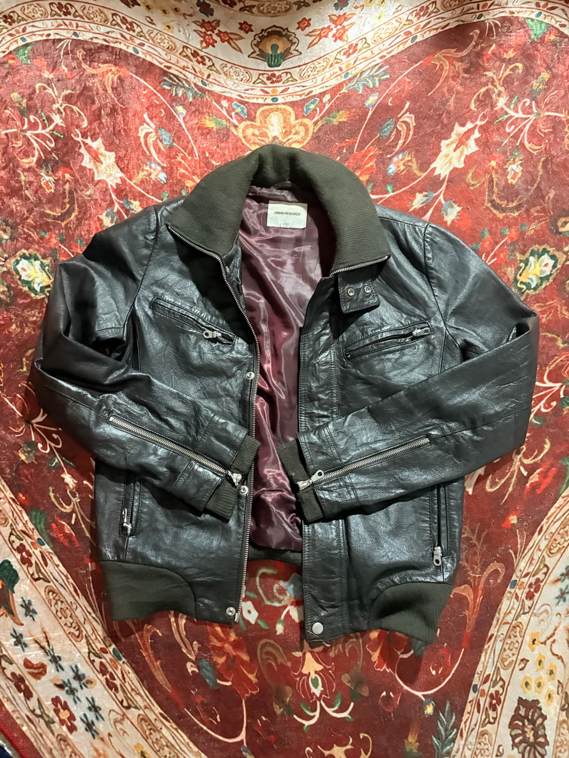 Urban research 가죽 자켓 상품이미지1